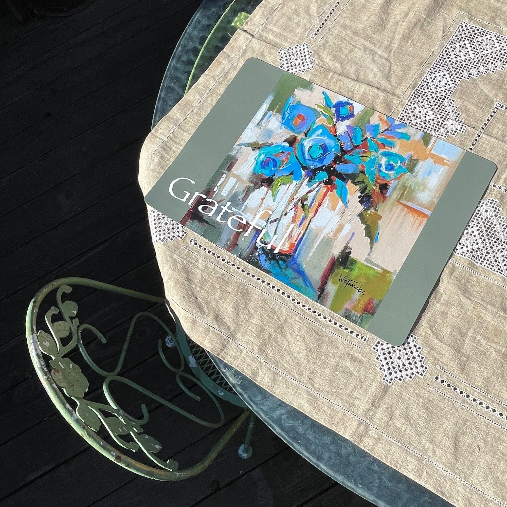 Colorful Table Placemats: Floral and Whimsy Themed