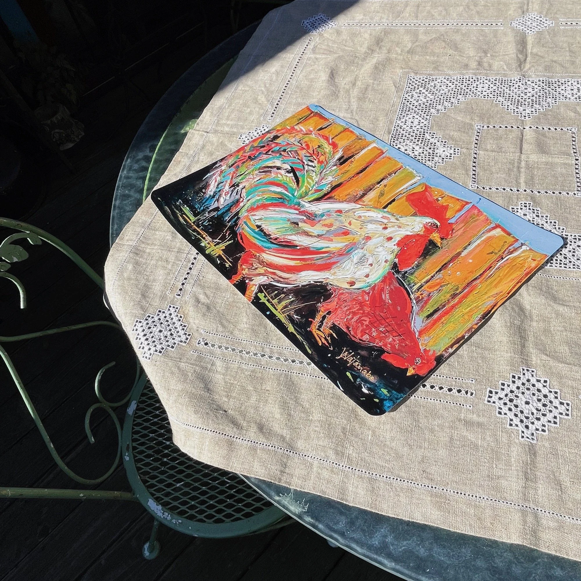 Colorful Table Placemats: Fur, Feather and Wings