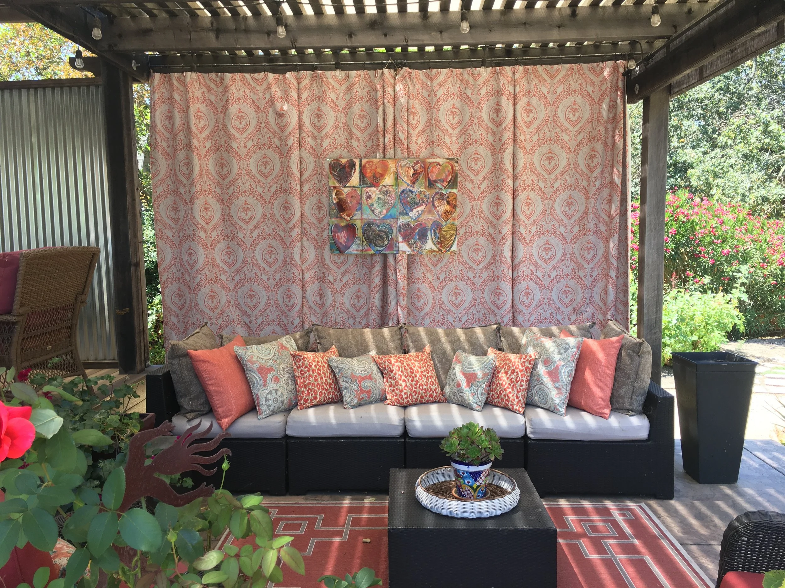 custom art banners for the outdoors by Carole Watanabe