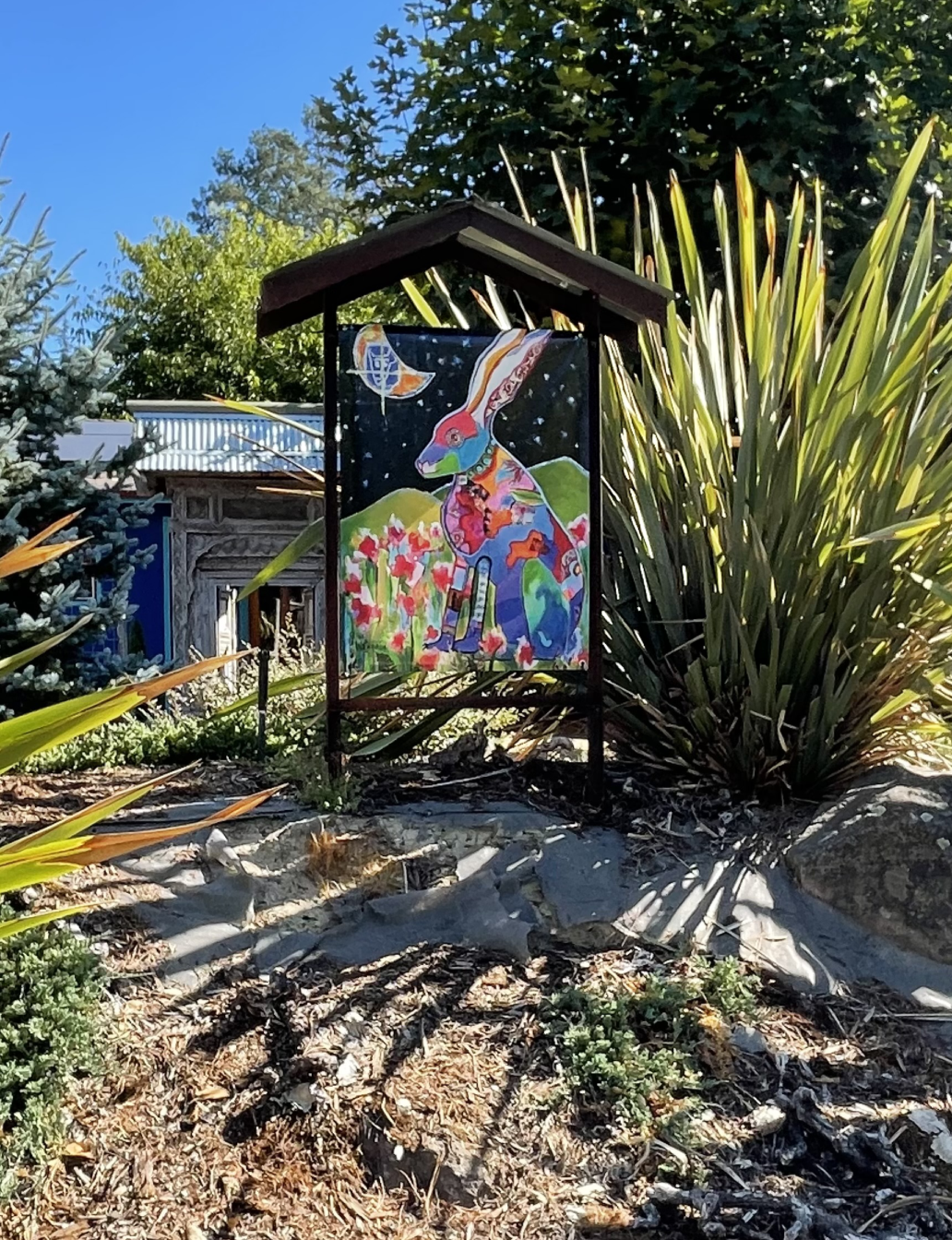 Outdoor Art banners with grommets