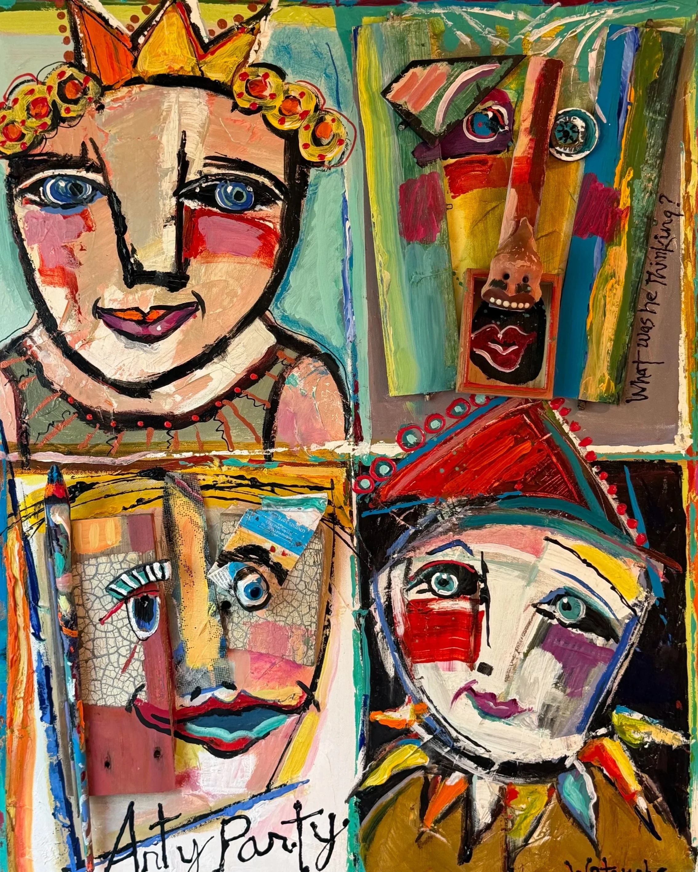 Arty Party Know Me, 30x24, $800