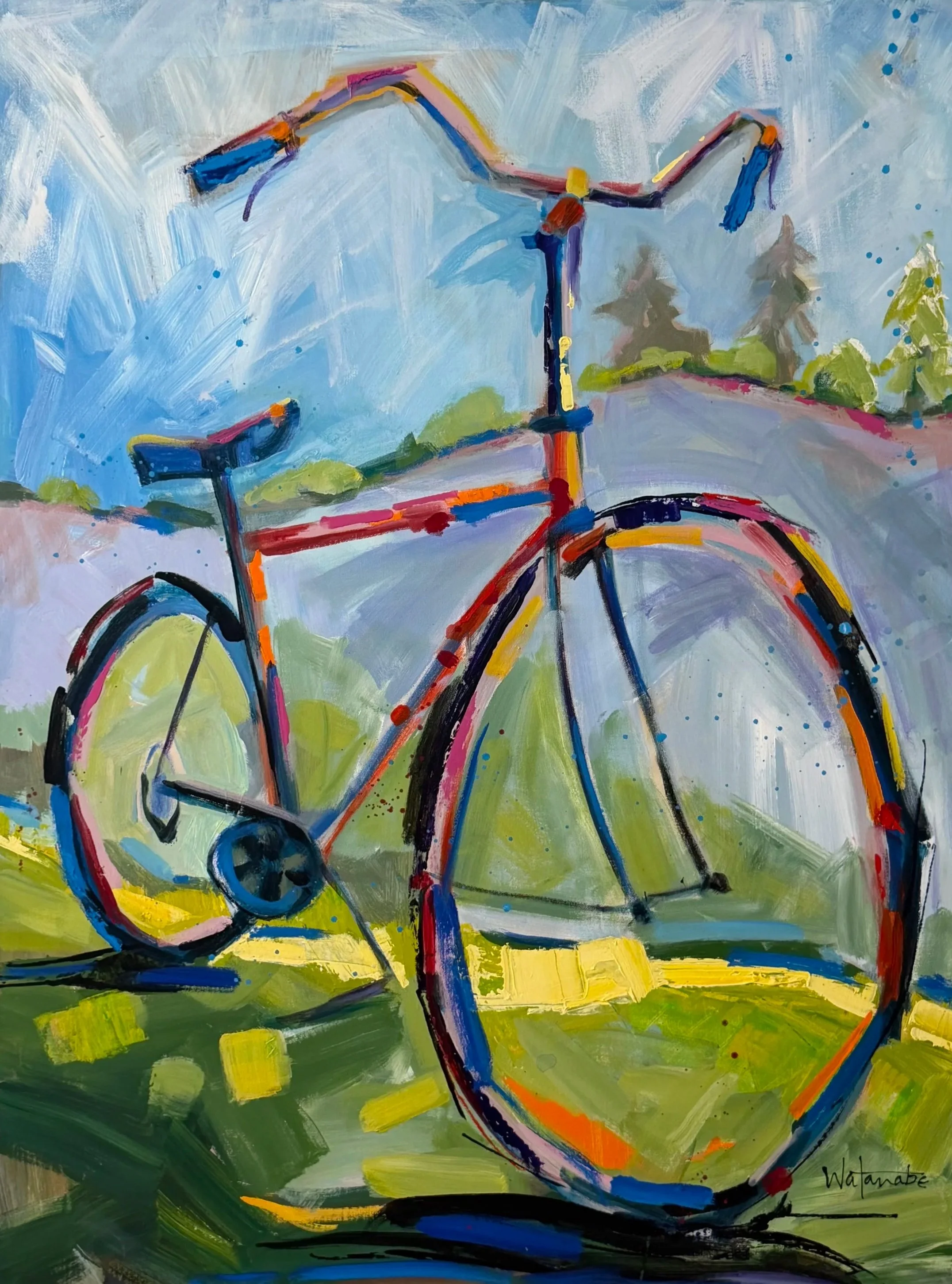 Taking a Wild Ride, 40x30, $950