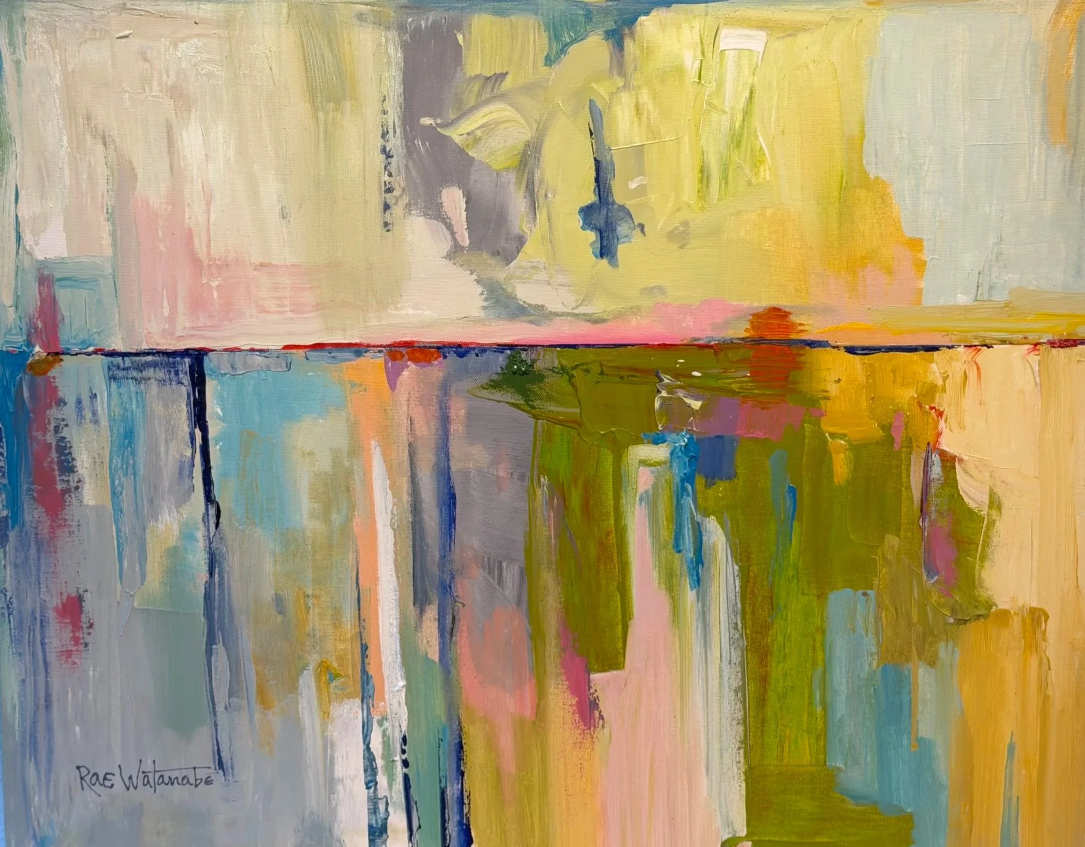 Hanalei Sea, 24x30, $900
