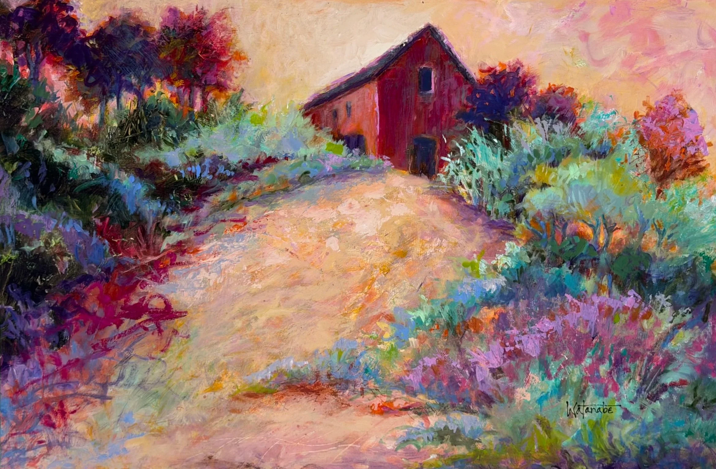 For the Love of Barns, 24x36, $1100
