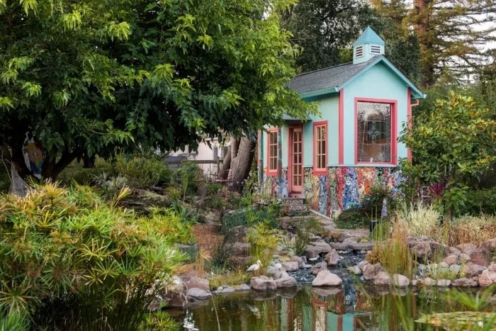 Art Temple by the Pond