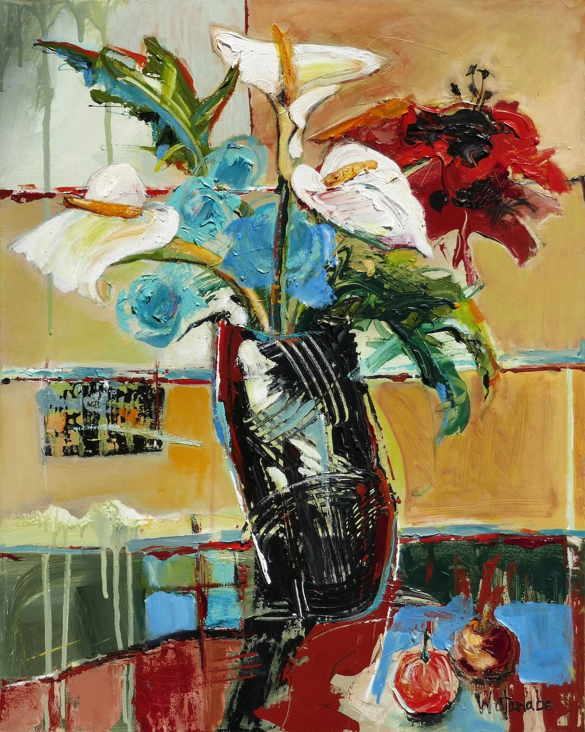 Goldleaf,  40x60, $1800