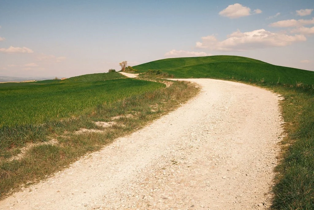 White roads of Tuscany
