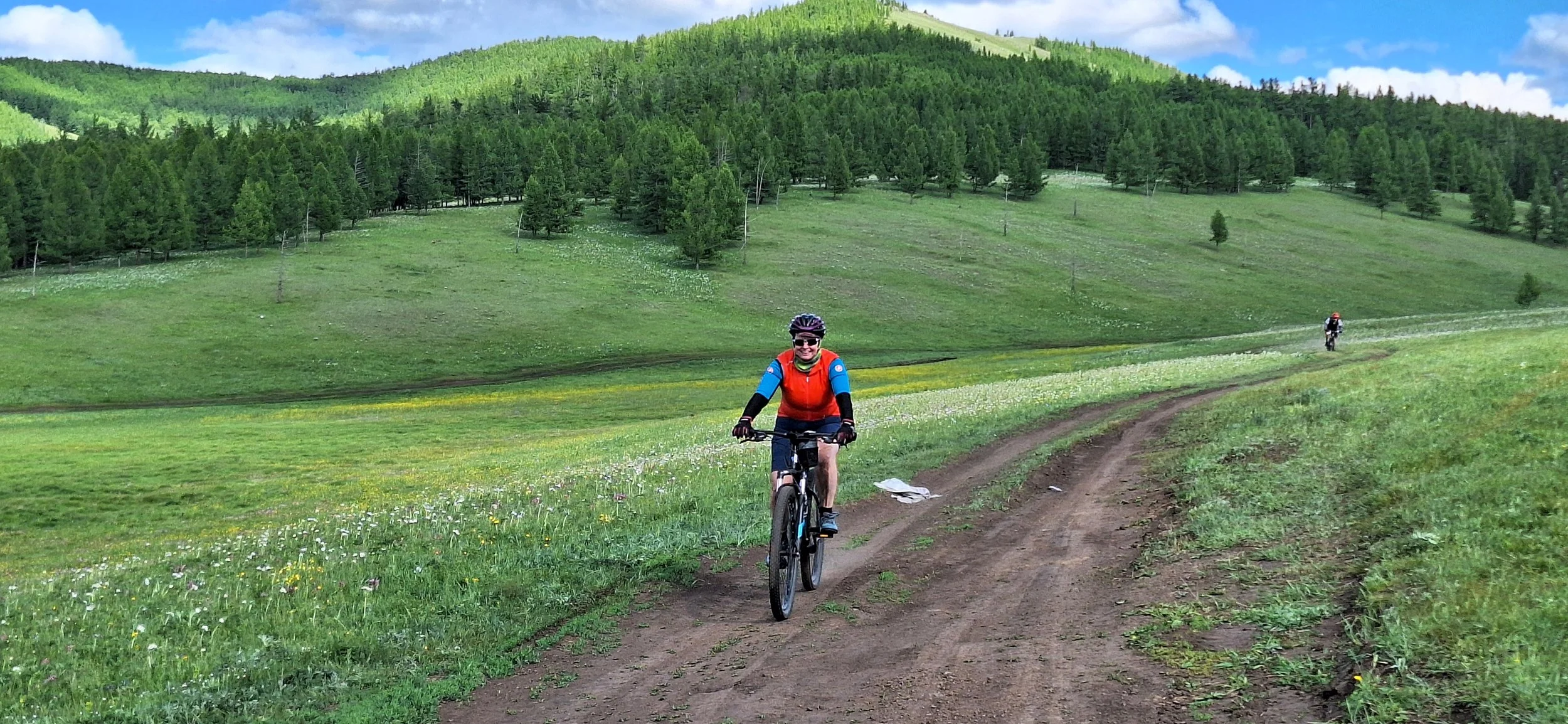 Biking in Mongolia