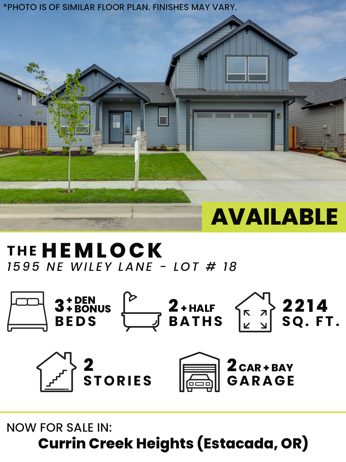  Currin Creek Heights  3,Den,Bonus  2  2  2,Bay  2214 