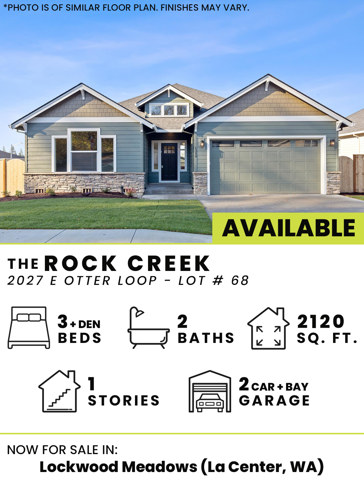  Lockwood Meadows  3,Den  2  1  2,Bay  2120 