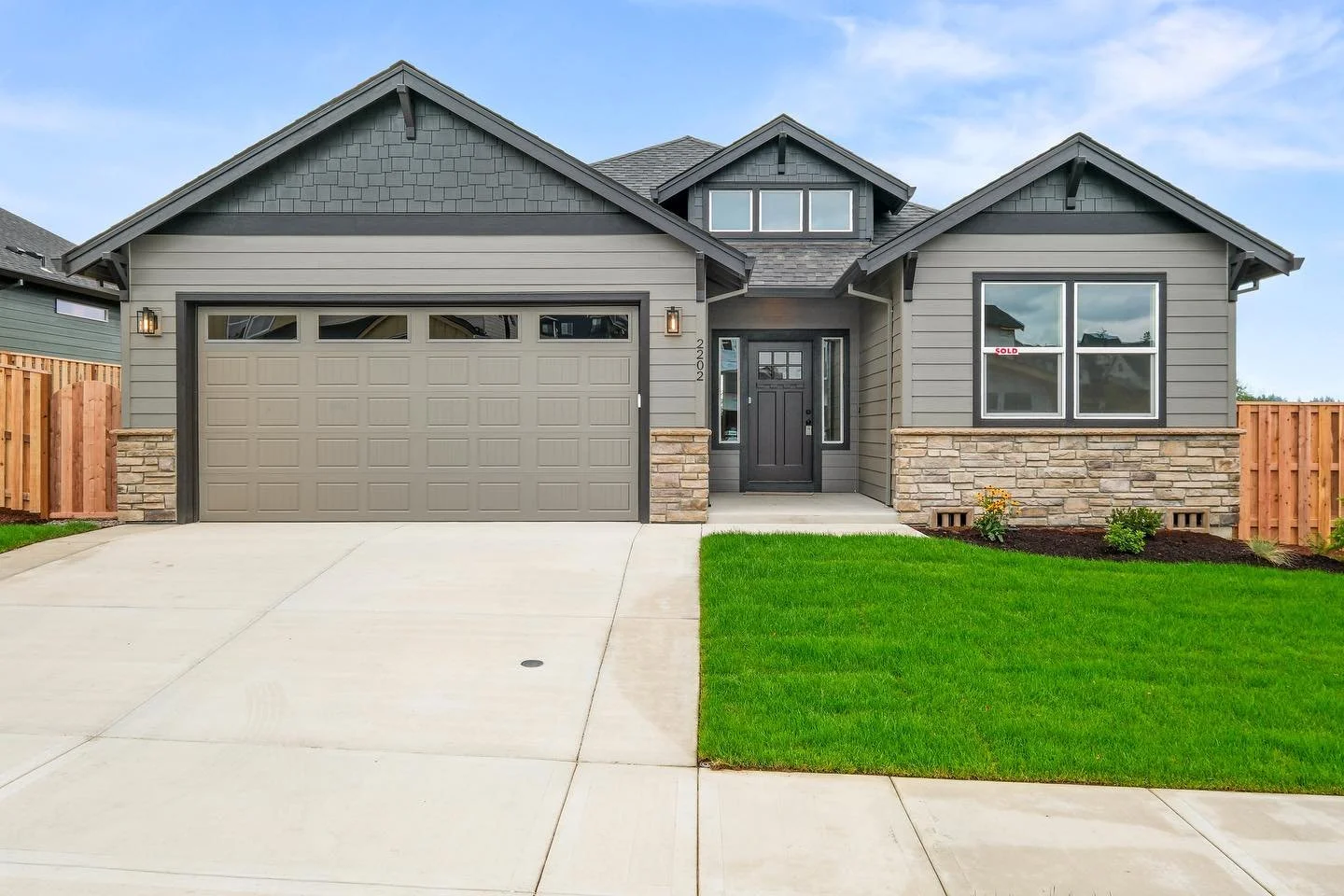 Check out the beautiful Rock Creek S floor plan that can be found in our subdivisions (Dugan Estates & Lockwood Meadows)!
With 3 bedrooms, 2 baths, a 2-car garage and extra bay; this open-layout home is perfectly spacious.
Visit our website for