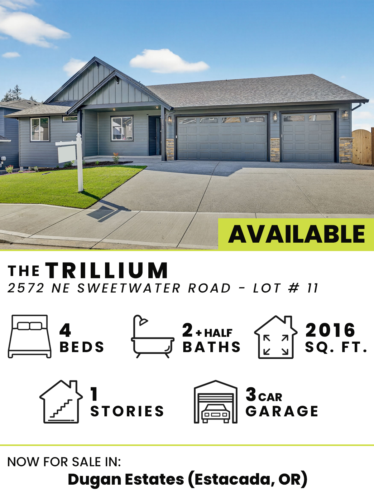  Dugan Estates  3  2  1  3  1786 