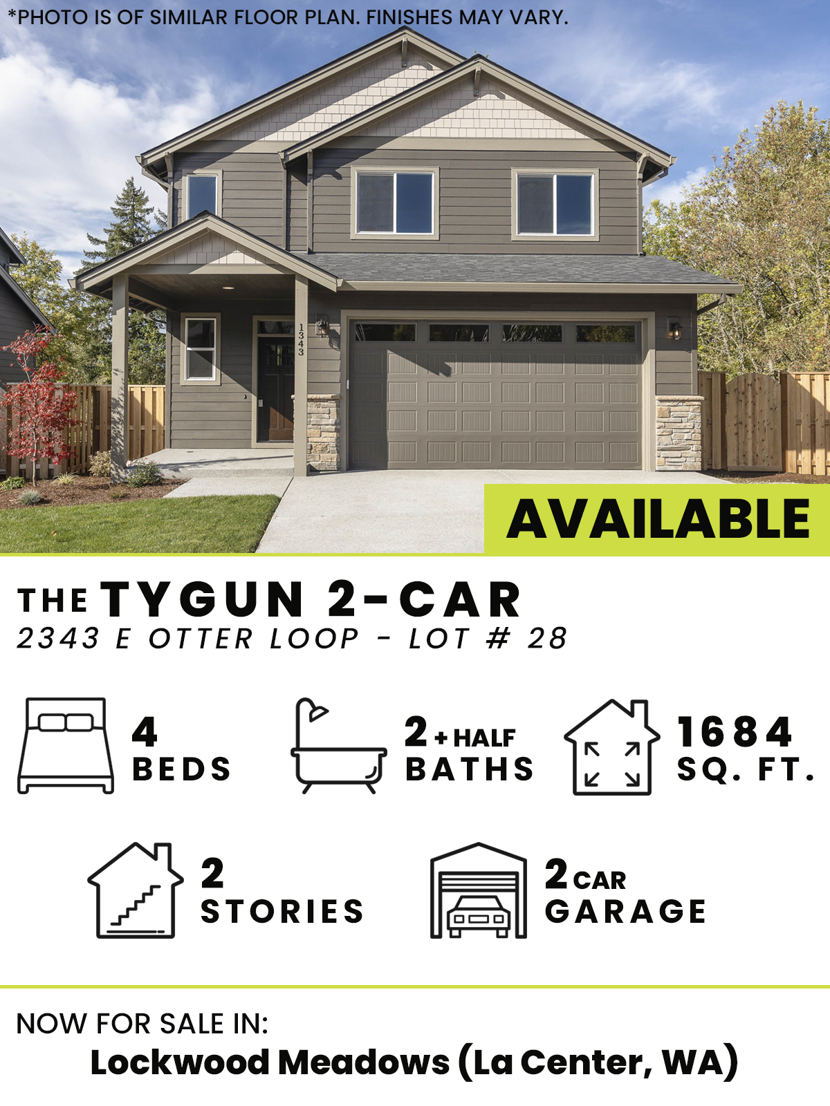  Lockwood Meadows  4  2,Half  2  2  1684 