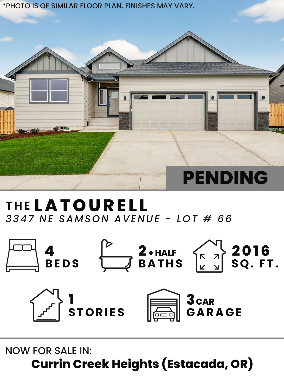  Dugan Estates  4  2,Half  1  3  2016 