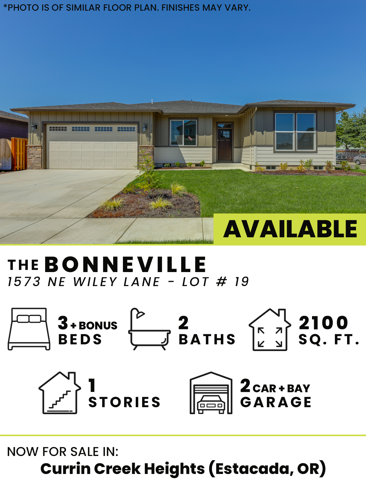  Currin Creek Heights  3,Bonus  2  1  2,Bay  2100 