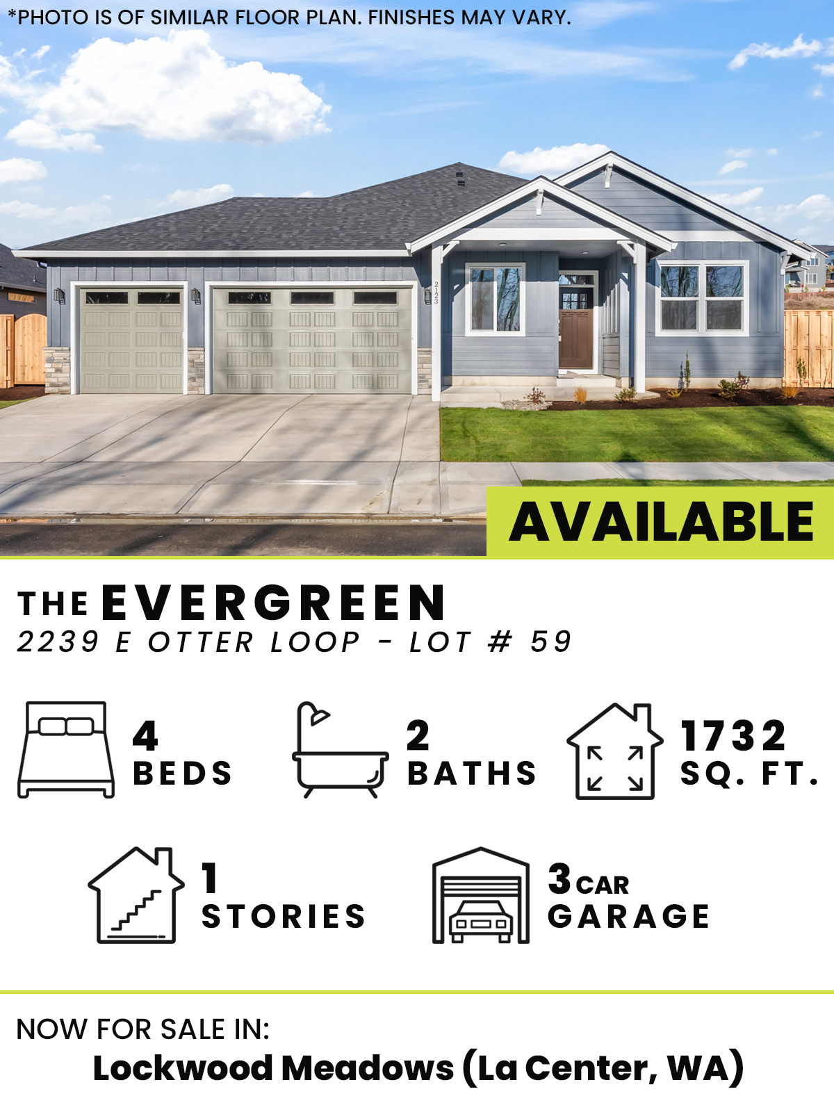  Lockwood Meadows  4  2  1  3  1732 