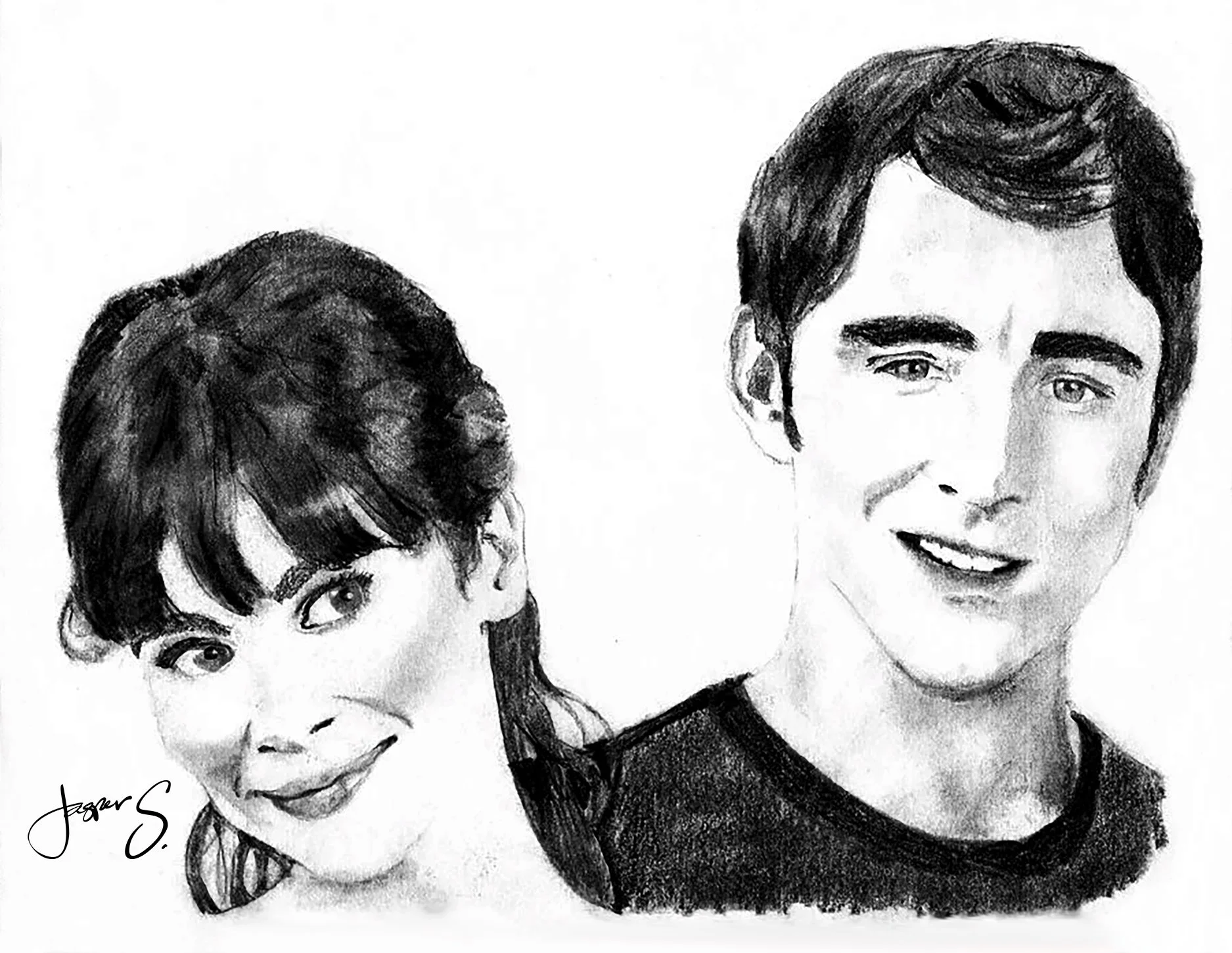 Ned & Chuck ( Lee Pace & Anne Friel)