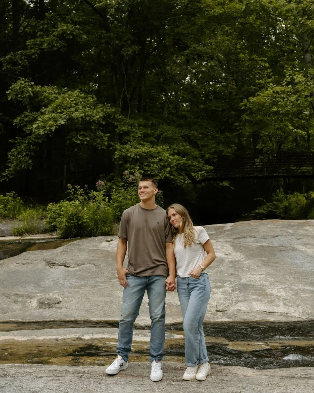My cheeks are still hurting from Chloe + Jack's engagement session in the foothills of the North Georgia mountains 🌿 These two have the most infectious and loving energy that was a little too easy to capture. To bigger smiles, louder laughs, and a l