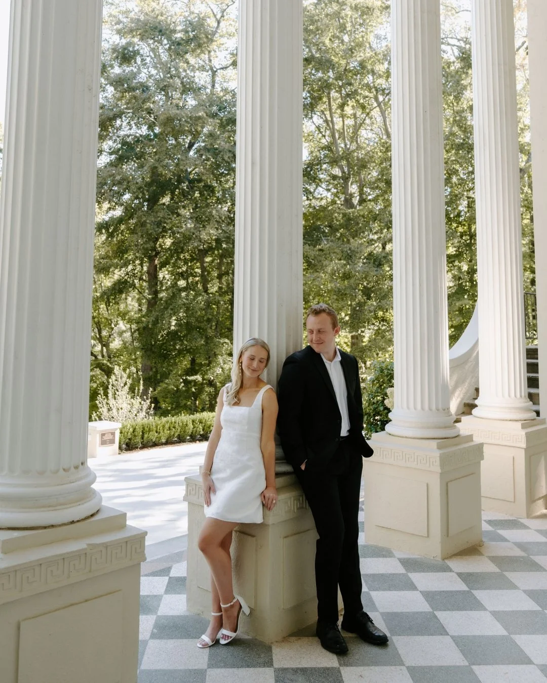 Peak engagement season means documenting the easiest type of love at @catorwoolfordgardens with Haley + Garrett 🍂