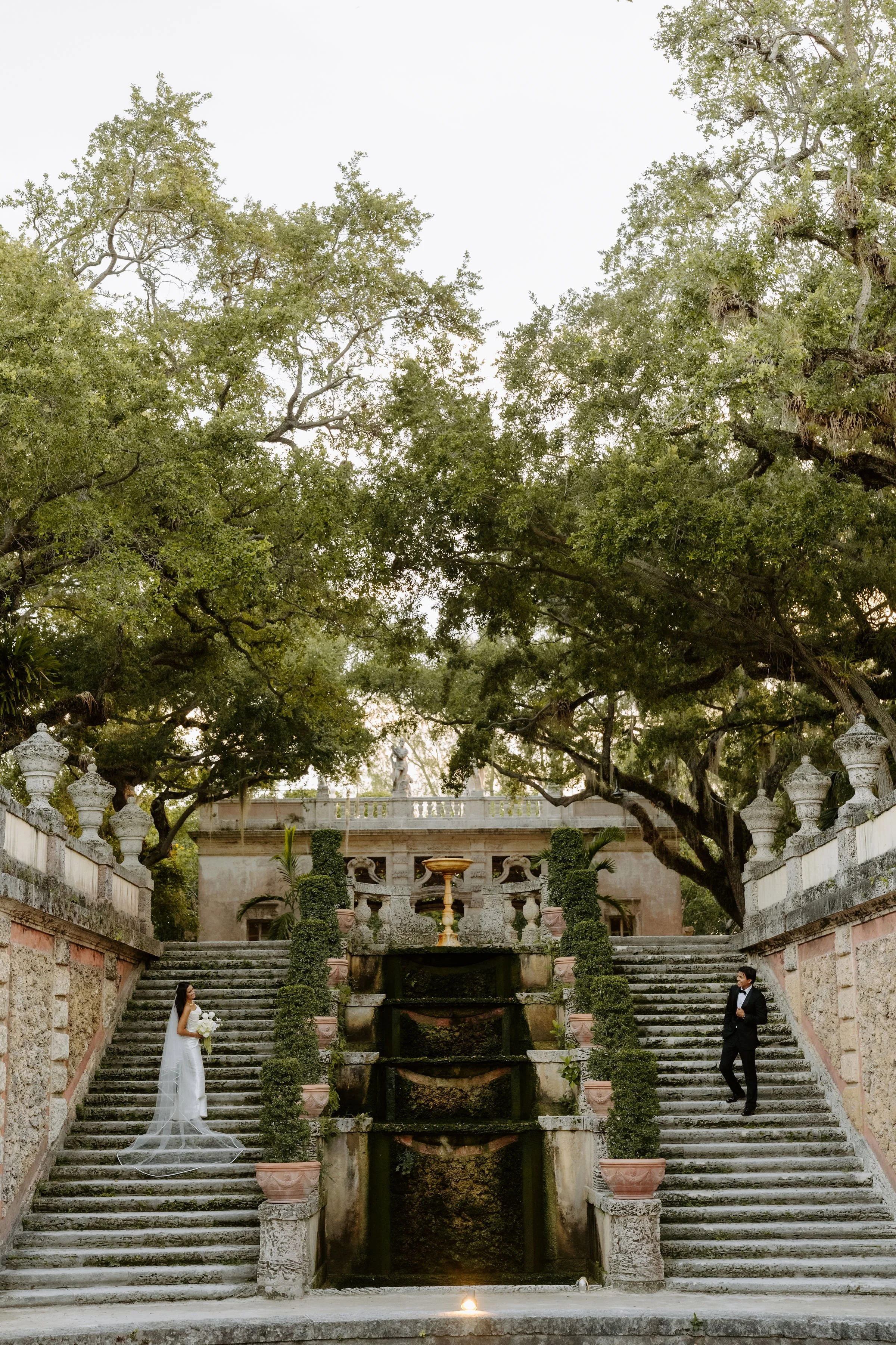 A Romantic Summer Wedding at Vizcaya Museum and Gardens in Miami