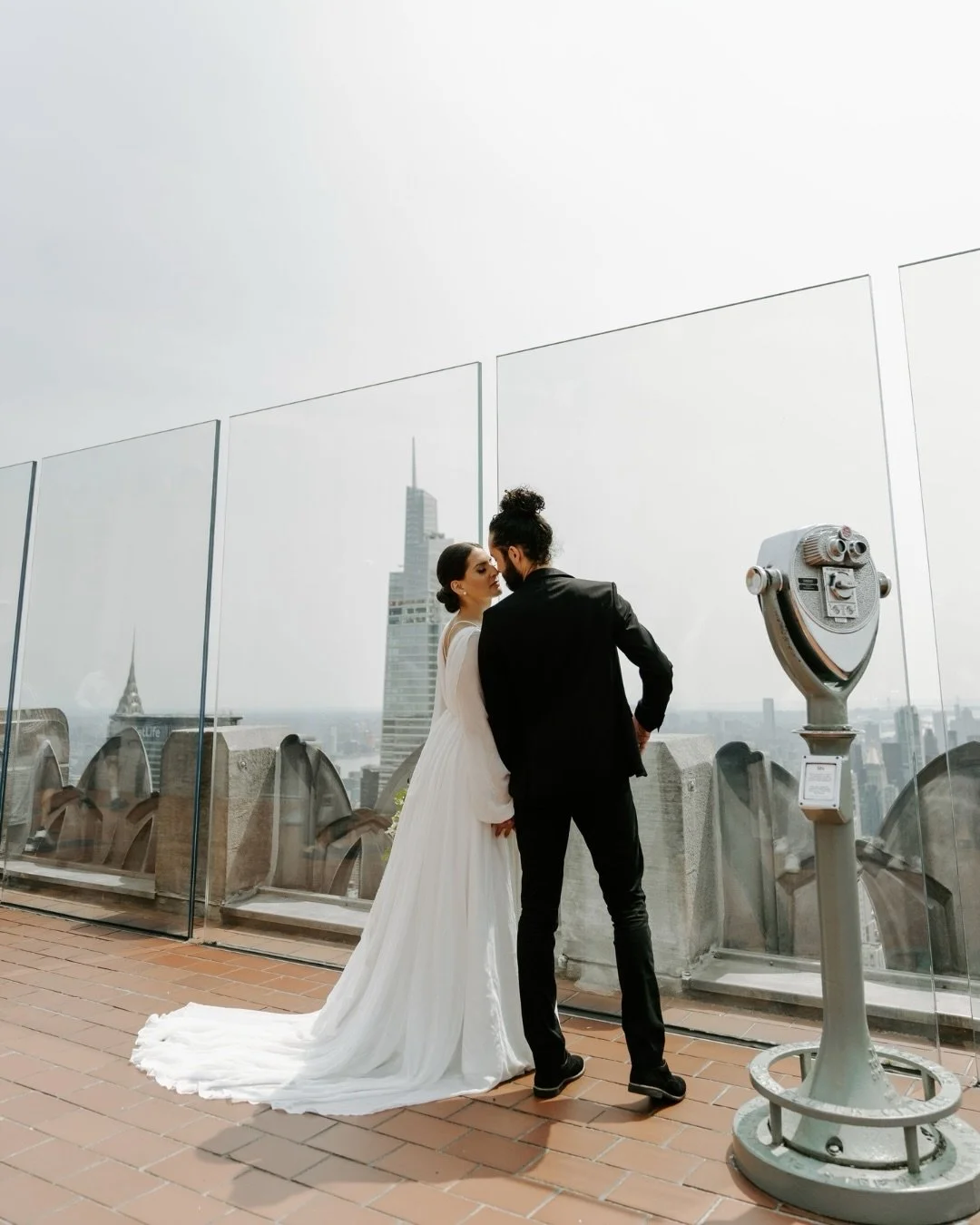New York, you never leave my mind.

This elopement at Top of the Rock is the reason I need to be back in New York, like, yesterday. The way the city just opens up, and suddenly everything feels cinematic and completely real at the same time. It&rsquo