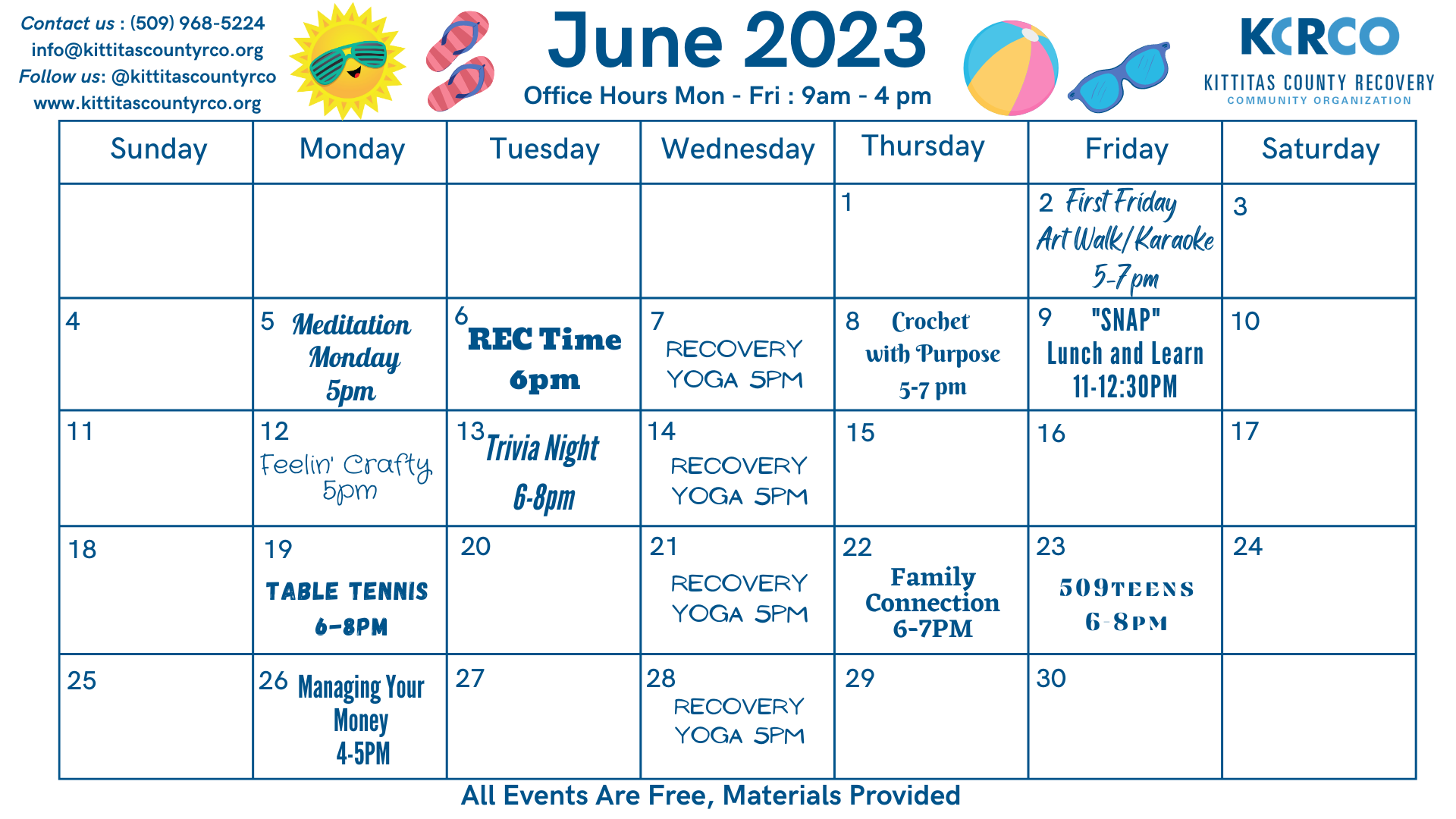 June Calendar — Kittitas County Recovery Community Organization june-calendar-kittitas-county-recovery-community-organization