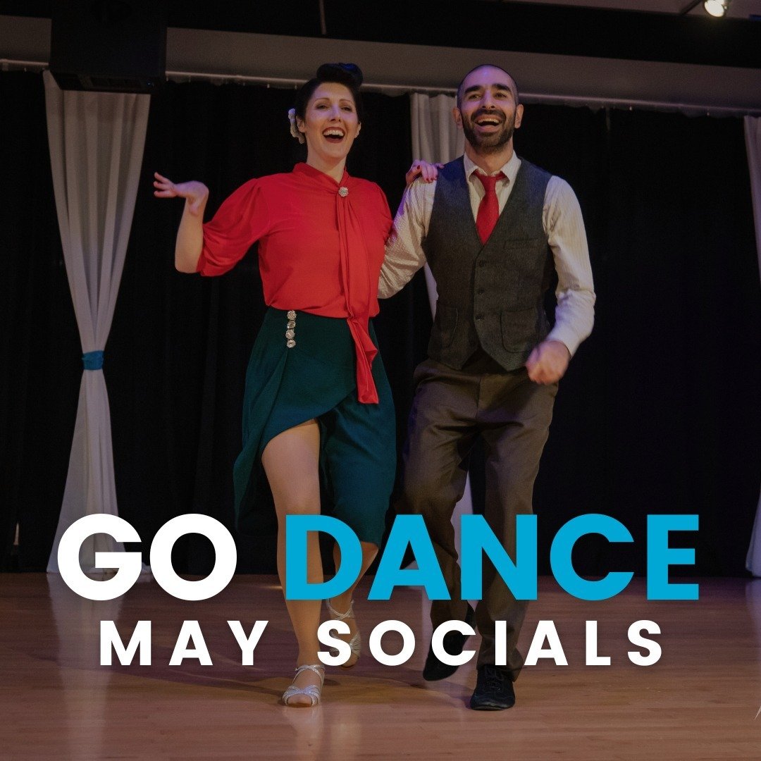 Check out all of the fun social dance events that we have planned for May! 🪩 There's something happening for dancers of every style at Go Dance Studio. What dance do you want to see more of?⁠
⁠
We'll see you on the dance floor! 💃🕺✨️⁠
⁠
#godancestu