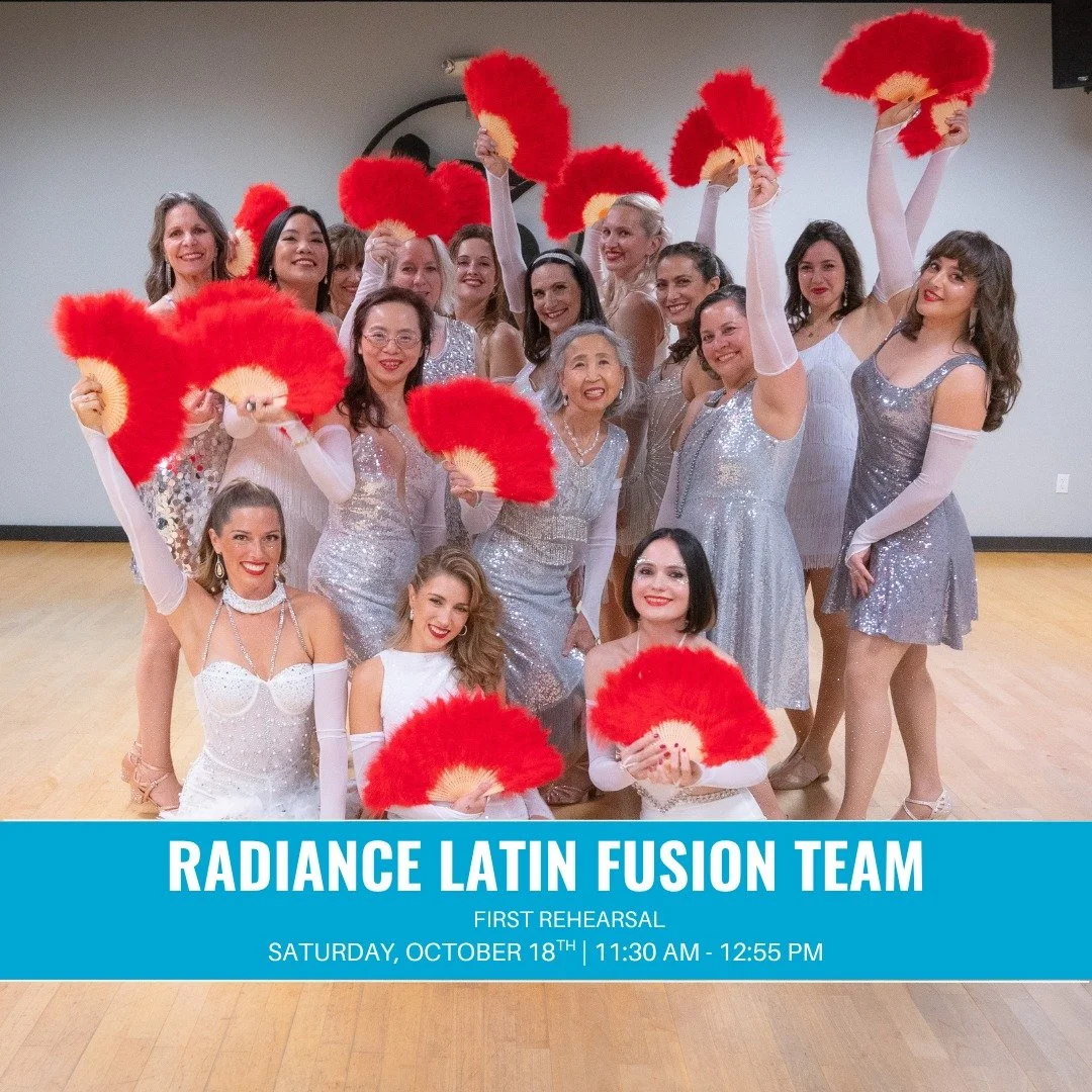Interested in joining a performance team in our Winter Showcase? Join the Radiance Latin Fusion Team to celebrate your feminine side in a supportive community. Embrace fluidity, artistry and confidence with this solo dance team coached by Maira Monte