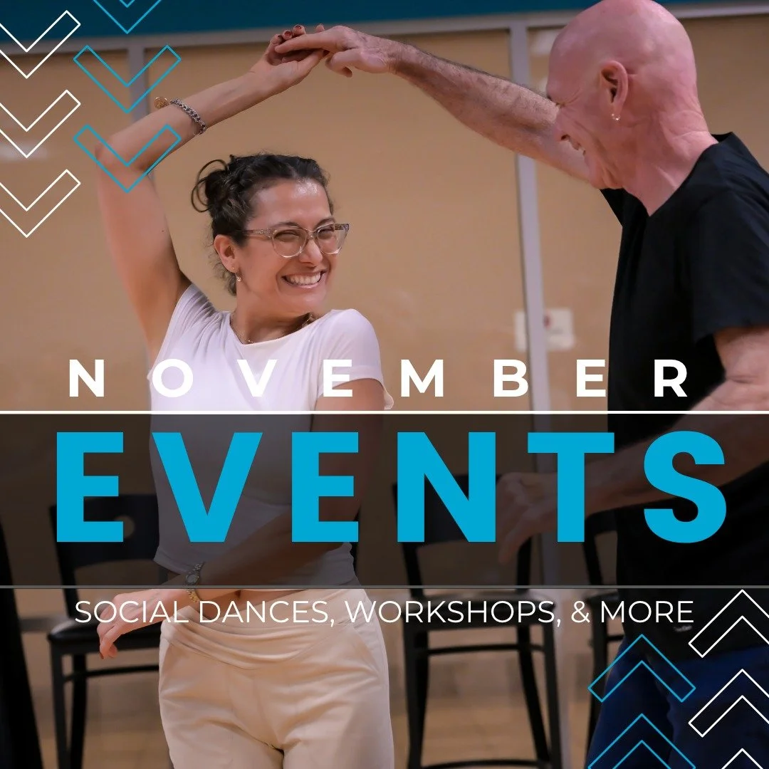 November is full of rhythm and gratitude in the studio! 

✨ We're hosting socials for Milonga and Salsa &amp; Bachata 
🍂 Then we'll take a short break on Nov. 27 for Thanksgiving

Let's Go Dance! 

#godance #danceatx #milonga #salsa #bachata #argent