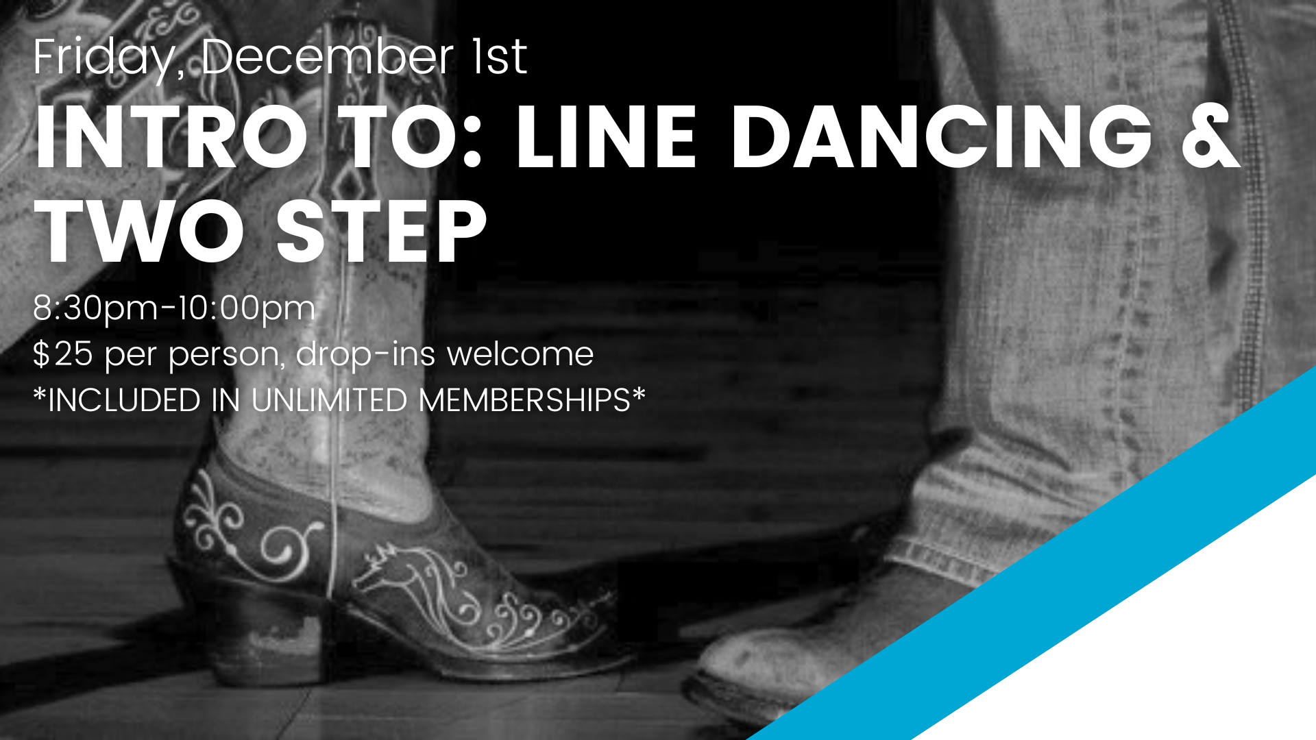 Intro to Line Dancing & Two Step — Go Dance Studio
