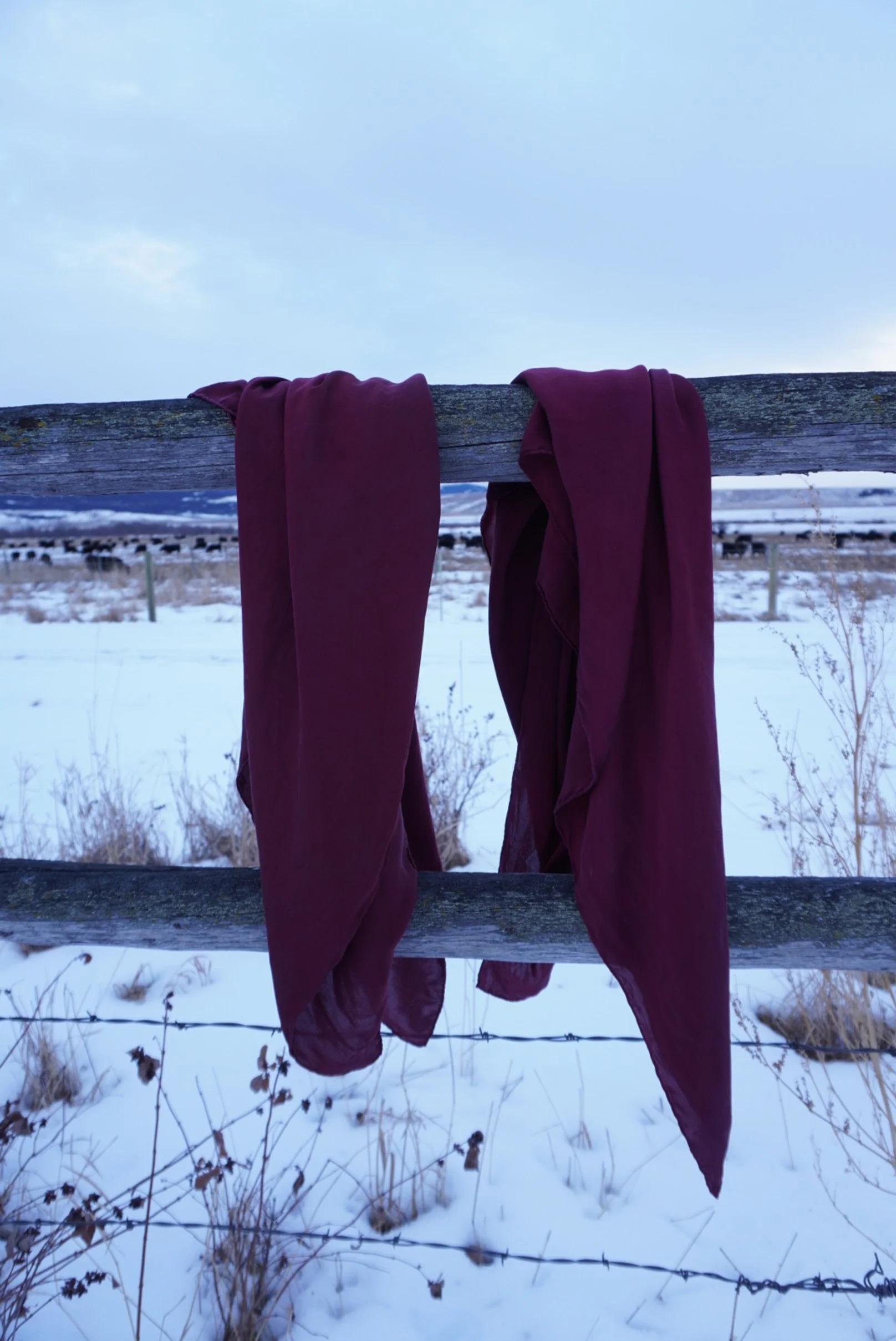 35" Merlot Wild Rag