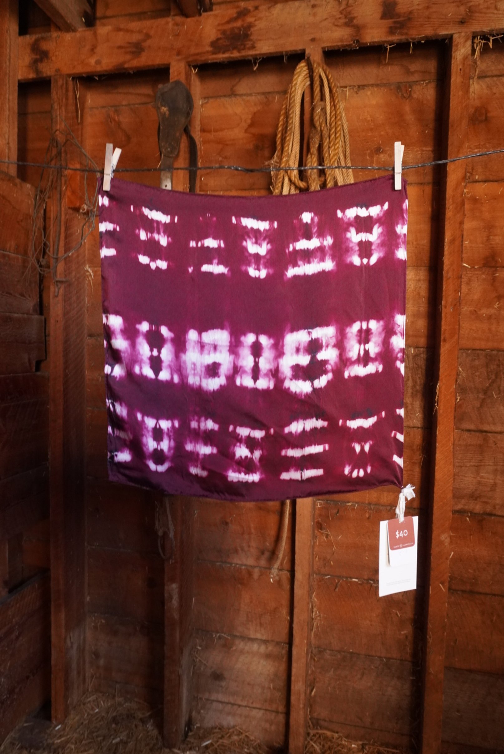 Marbled Merlot Harvest Bandana III (Copy)