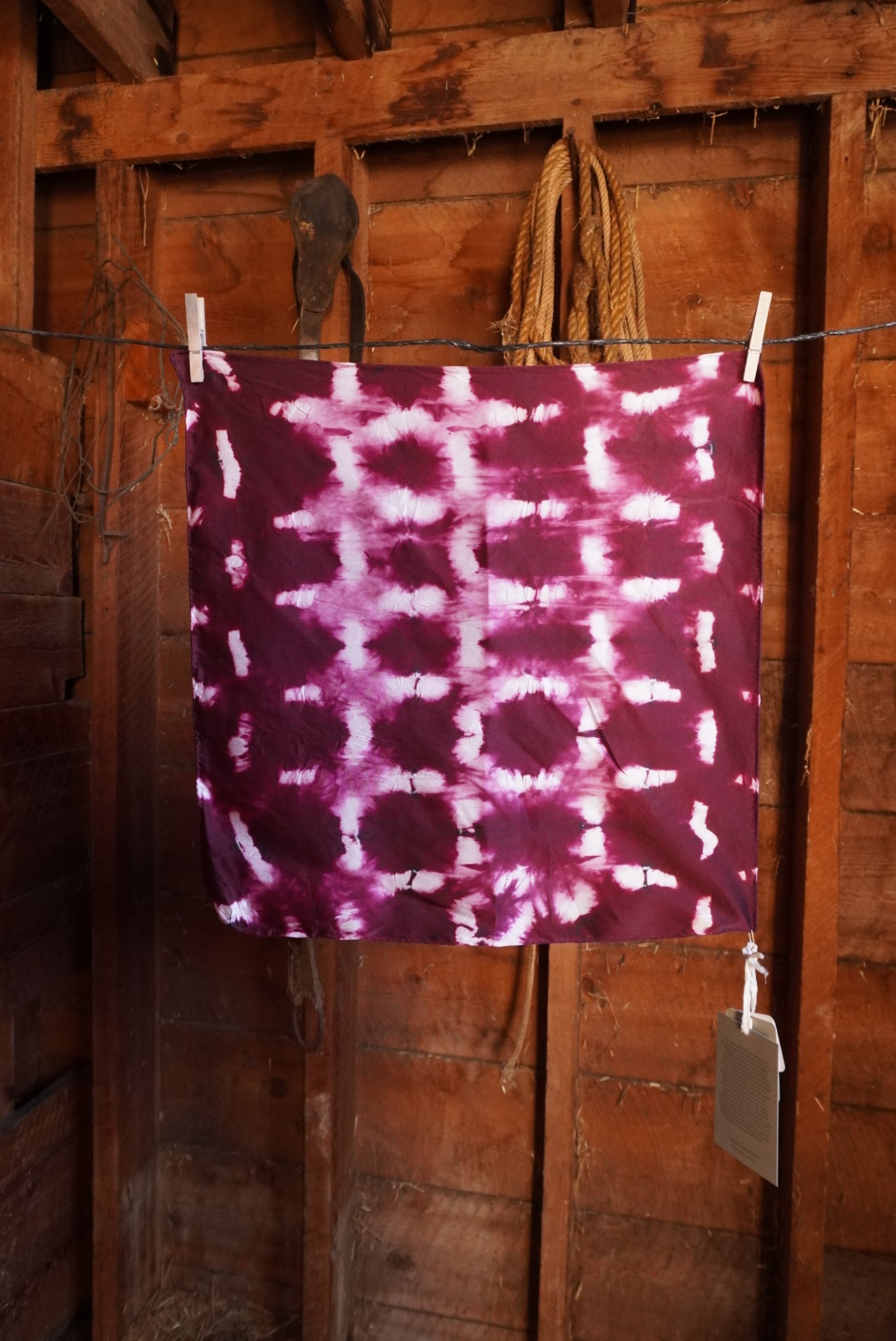 Marbled Merlot Harvest Bandana