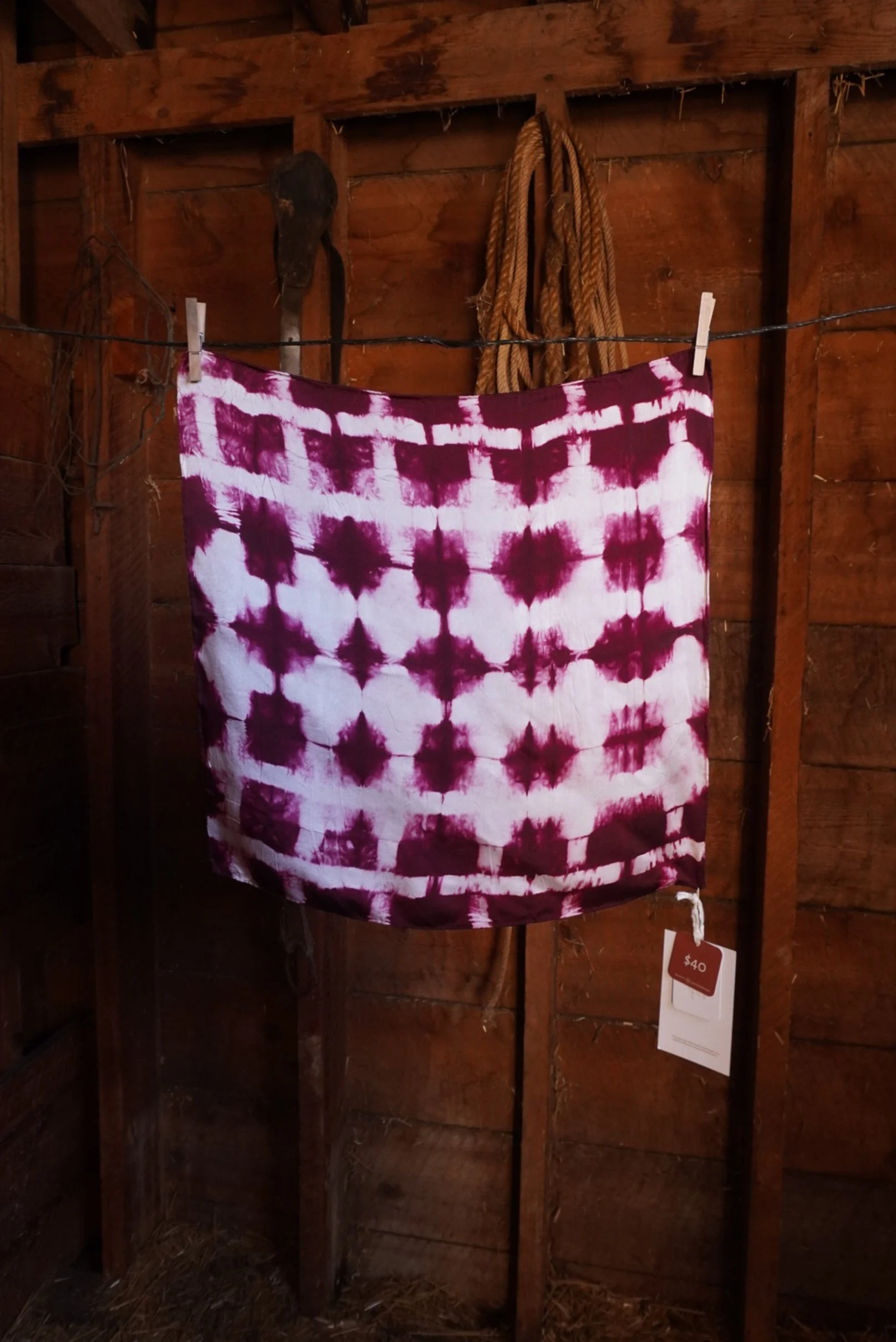 Marbled Merlot Harvest Bandana II