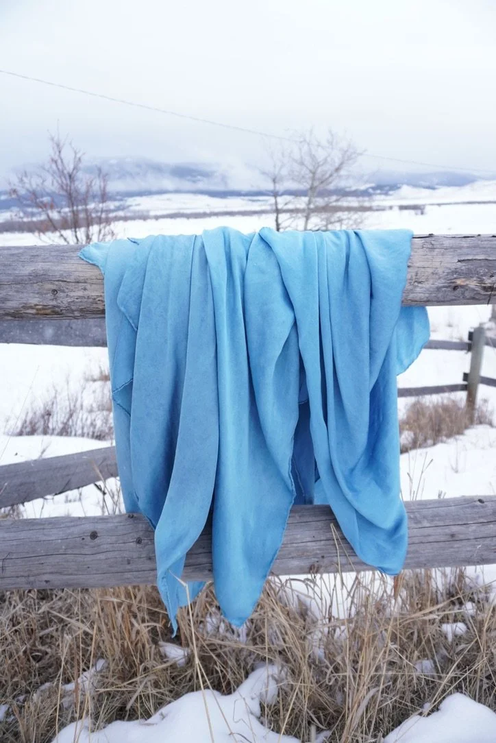 35" Indigo Robin Wild Rag