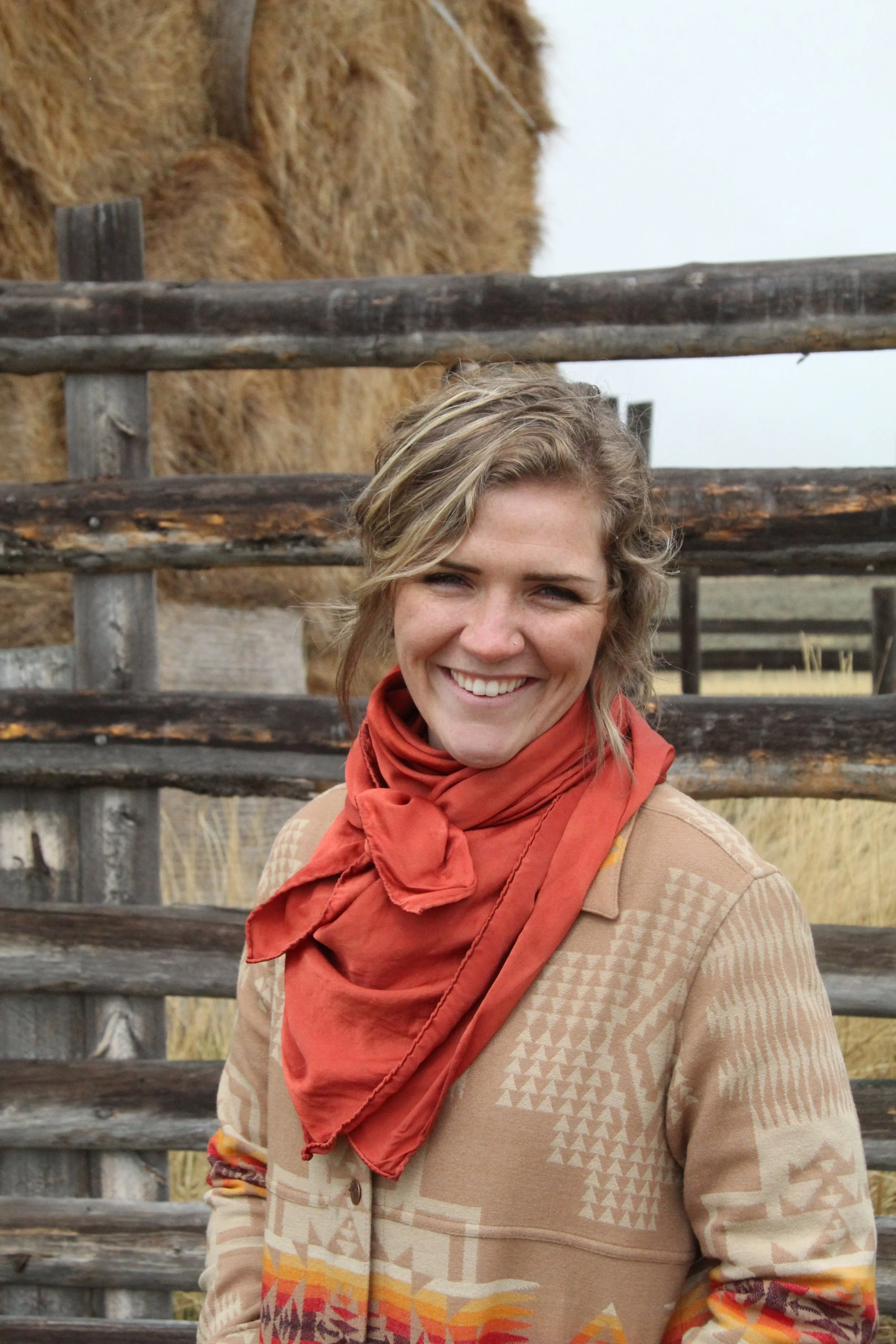 35" Copper Red Wild Rag