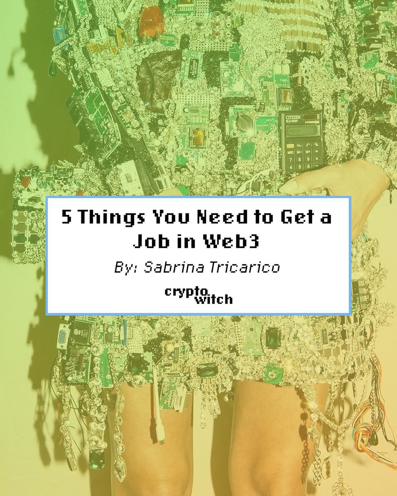 What&rsquo;s the number one question we get asked in our community chat? 💬👀 HOW TO FIND A JOB IN WEB3! 💫 So, start manifesting, because we&rsquo;re hosting a gathering for all our Crypto Witches looking to get hired in Web3 this year! We&rsquo;ll 