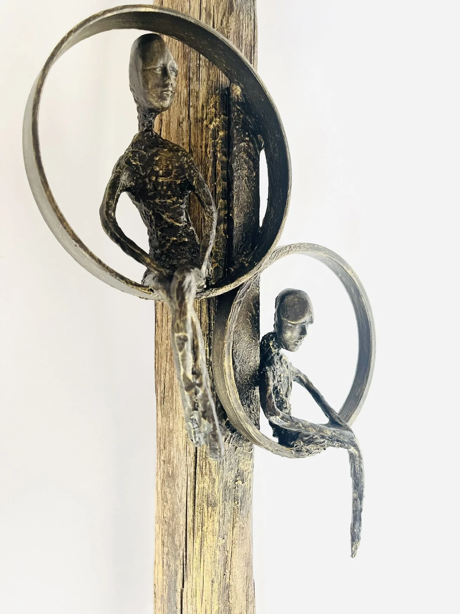 "Even in distance, we move together through invisible circles."