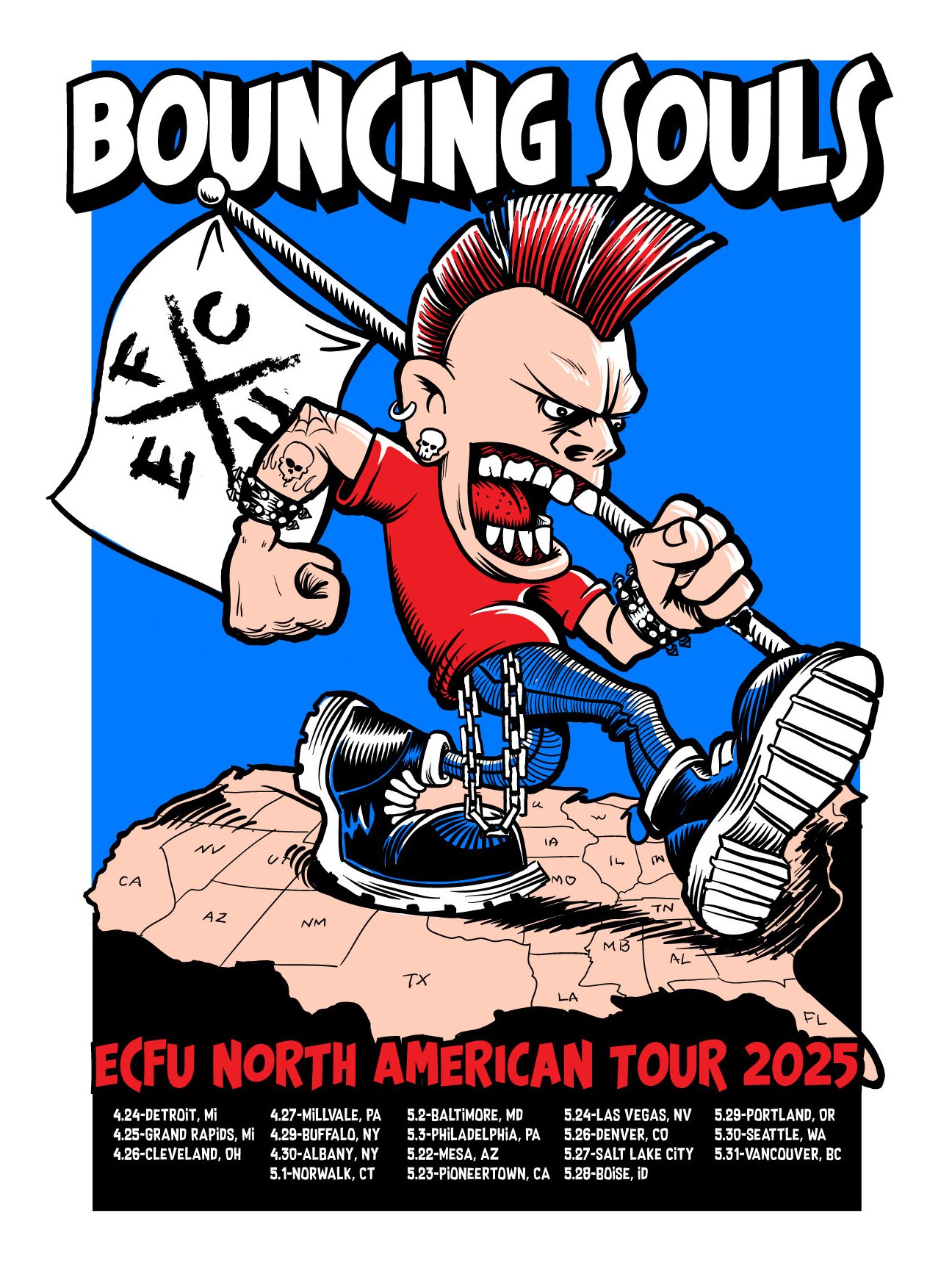 Bouncing Souls ECFU Tour 2025