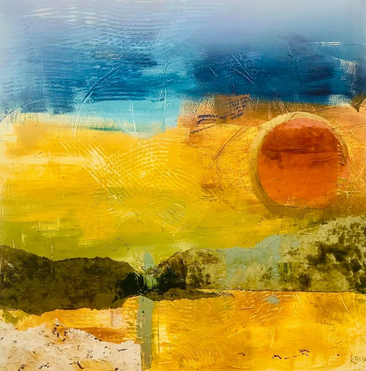 JEWEL ROCK 48" X 48"