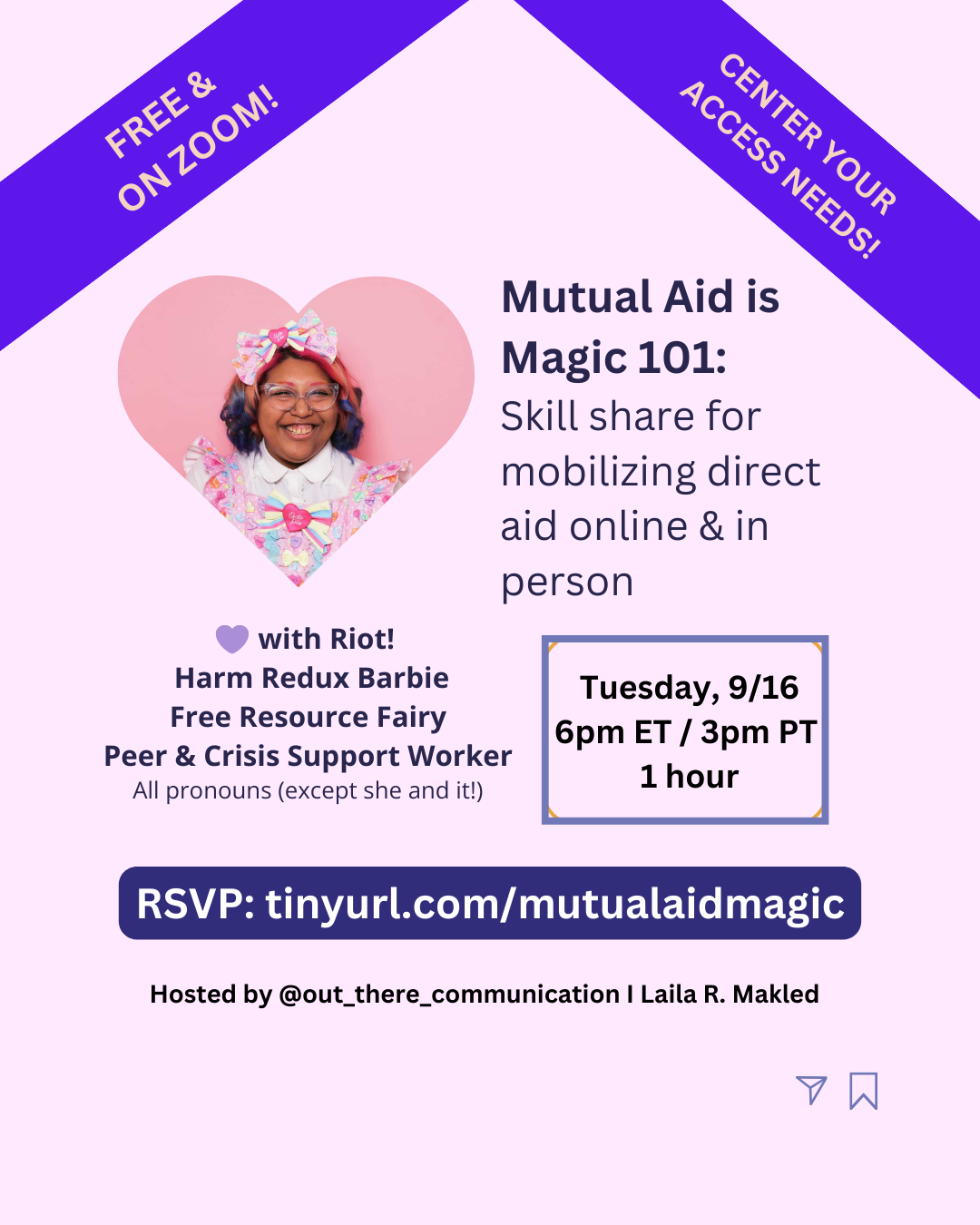 Mutual Aid is Magic 101: Skill share for mobilizing direct aid online & in person