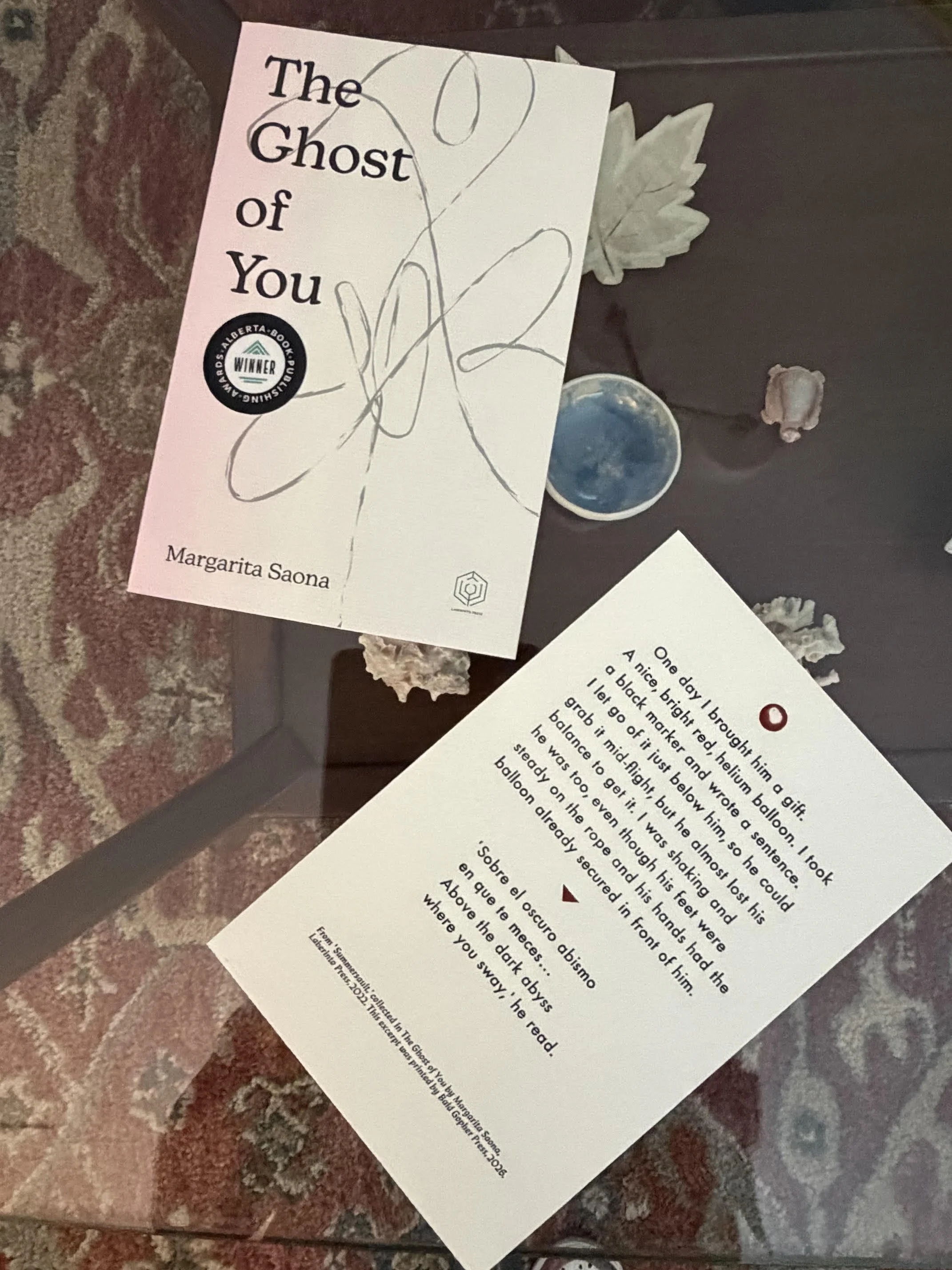 Limited Edition The Ghost of You One-Sheet & Book