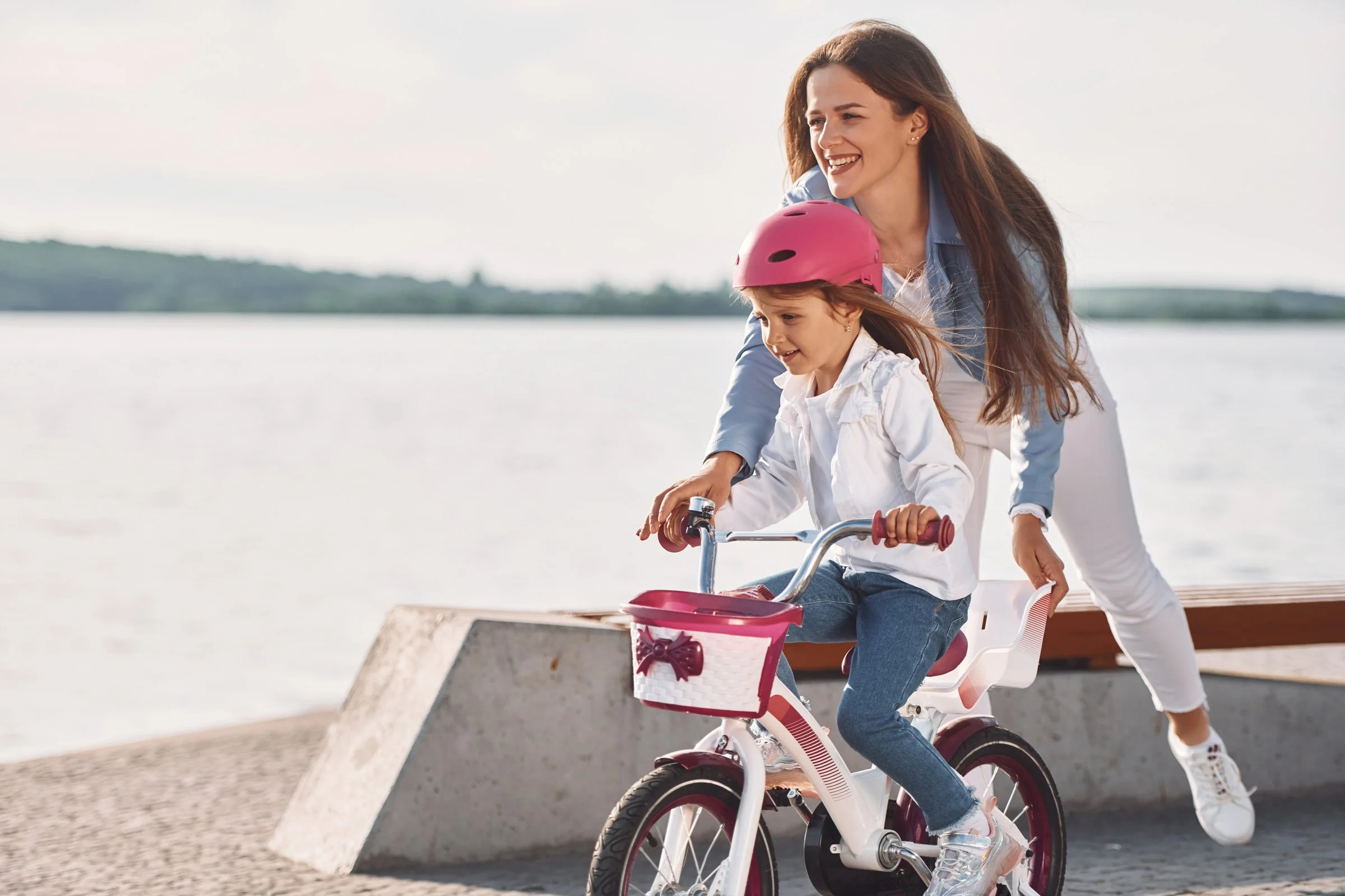 Child building trust with nanny through daily interaction