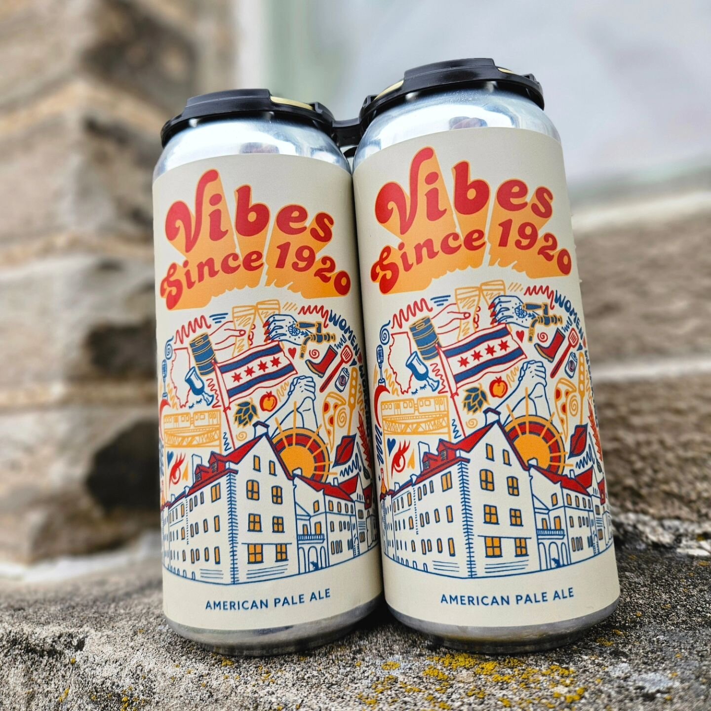 Last month, the ladies of Sew Hop'd joined more than 100 women in the Chicagoland area to help participate in a special project that pays homage to the year women won the right to vote in America. Vibes Since 1920-American Pale Ale is now available i