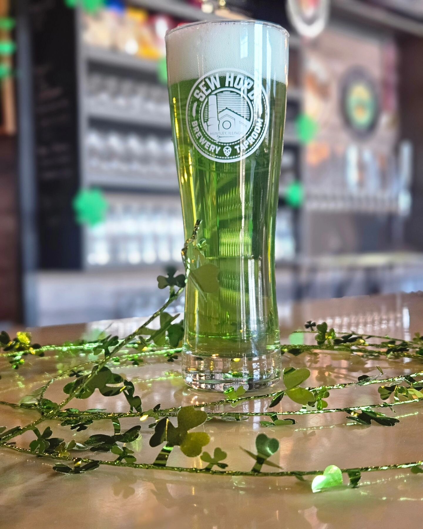 It's a beautiful day to participate in some shenanigans! We're feeling festive.🍀We'll be pouring green John Boys Pils all weekend!🍀 Our friend @uncle_cams_sandwiches is in the house with some St Patty's Day inspired menu items! Come check out what 