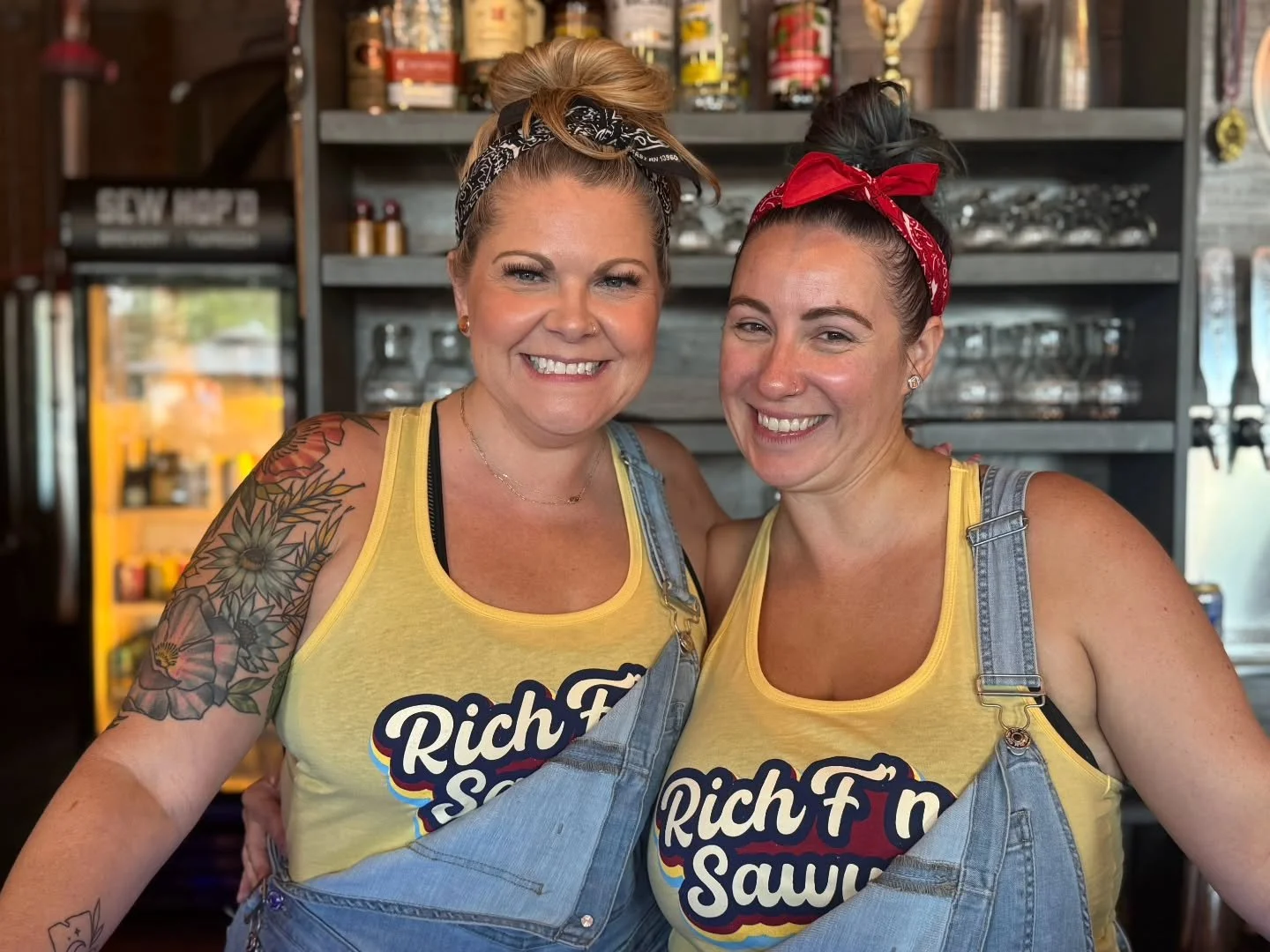Sunday Funday vibes only, friends! Beth &amp; Carolyn are holding it down behind the bar today&mdash;shaking up Bloody Marys, Screwdrivers, Cranberry Sparklers, Beermosas, Mimosas (and whatever else your weekend heart desires) Plus, you know we&rsquo