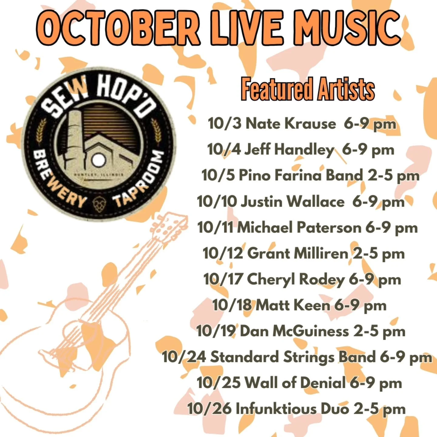 🎶OCTOBER LIVE MUSIC🎶