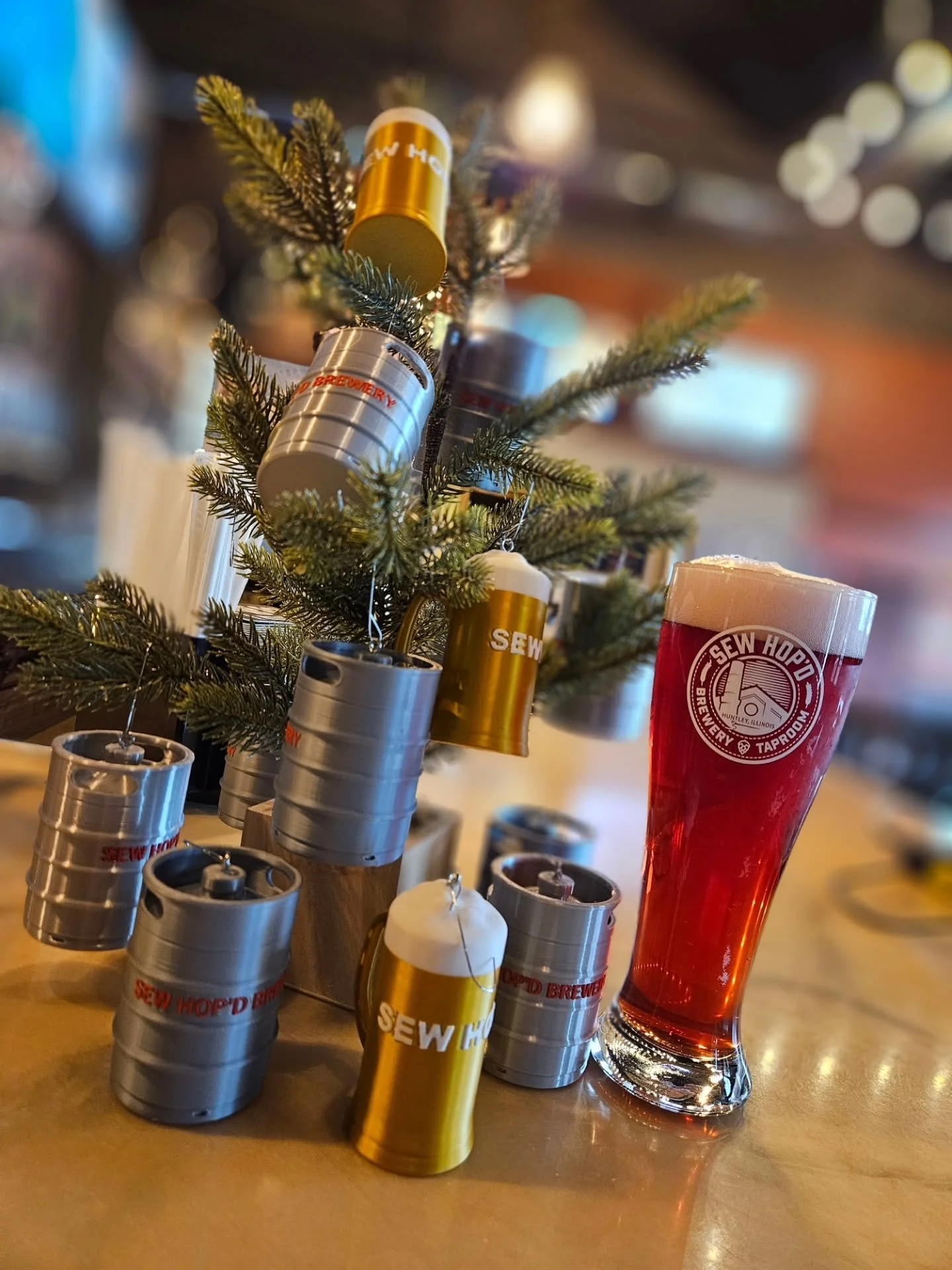 Small Business Saturday at Sew Hop&rsquo;d! Your hometown brewery is ready to roll&hellip; snowstorm or not! ❄️🍺 Today&rsquo;s the day to show some love to your favorite local spots &mdash; grab a beer, grab a gift, grab a friend, and shop small wit