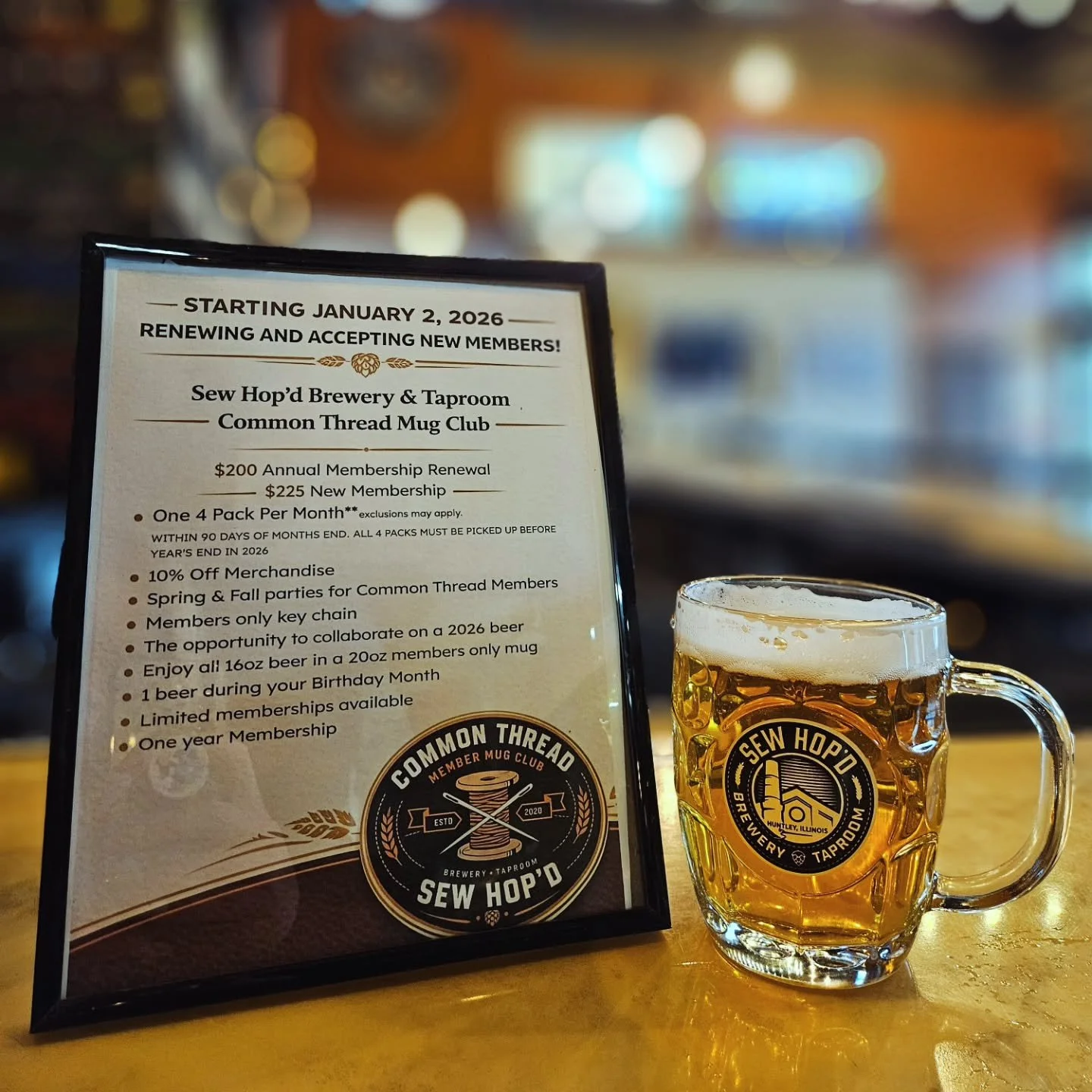 Happy Wednesday&mdash;we made it to the halfway point of the week! 

A quick reminder for our current Common Thread Mug Club members: you have until Friday to renew and keep your current mug club number. After Friday, any unclaimed numbers will be op