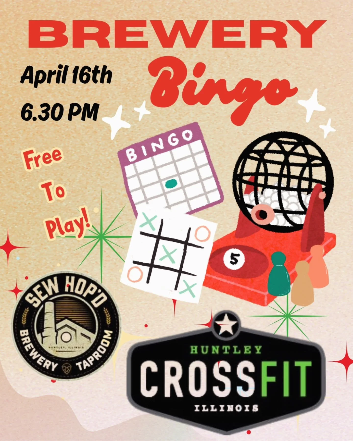 Thursday = BINGO night, baby! 

Shake off the rain, grab your crew, and come hang with us for Brewery Bingo tonight at 6:30! We&rsquo;ve got a new food truck rolling in&mdash;@barriosmashco is hitting the lot from 5&ndash;8pm, so come hungry and show